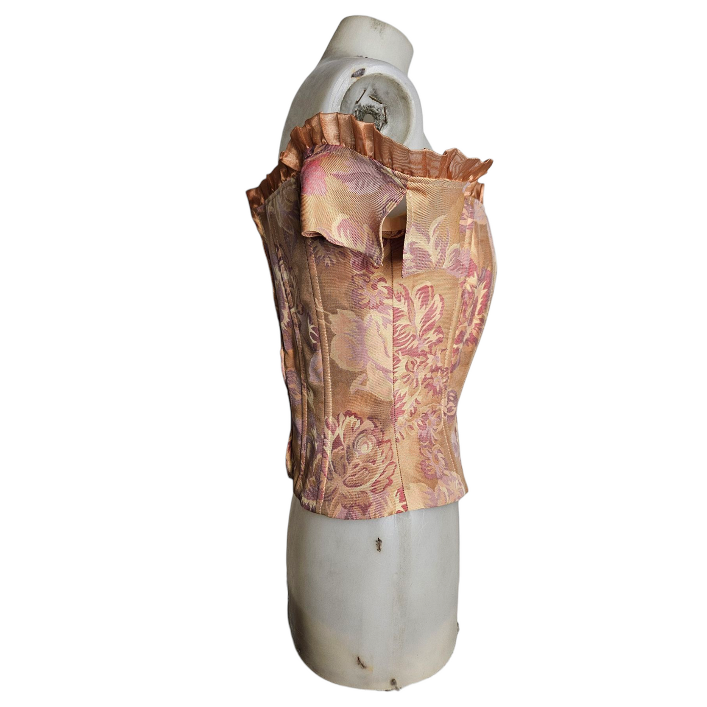 Haut romantique motif floral