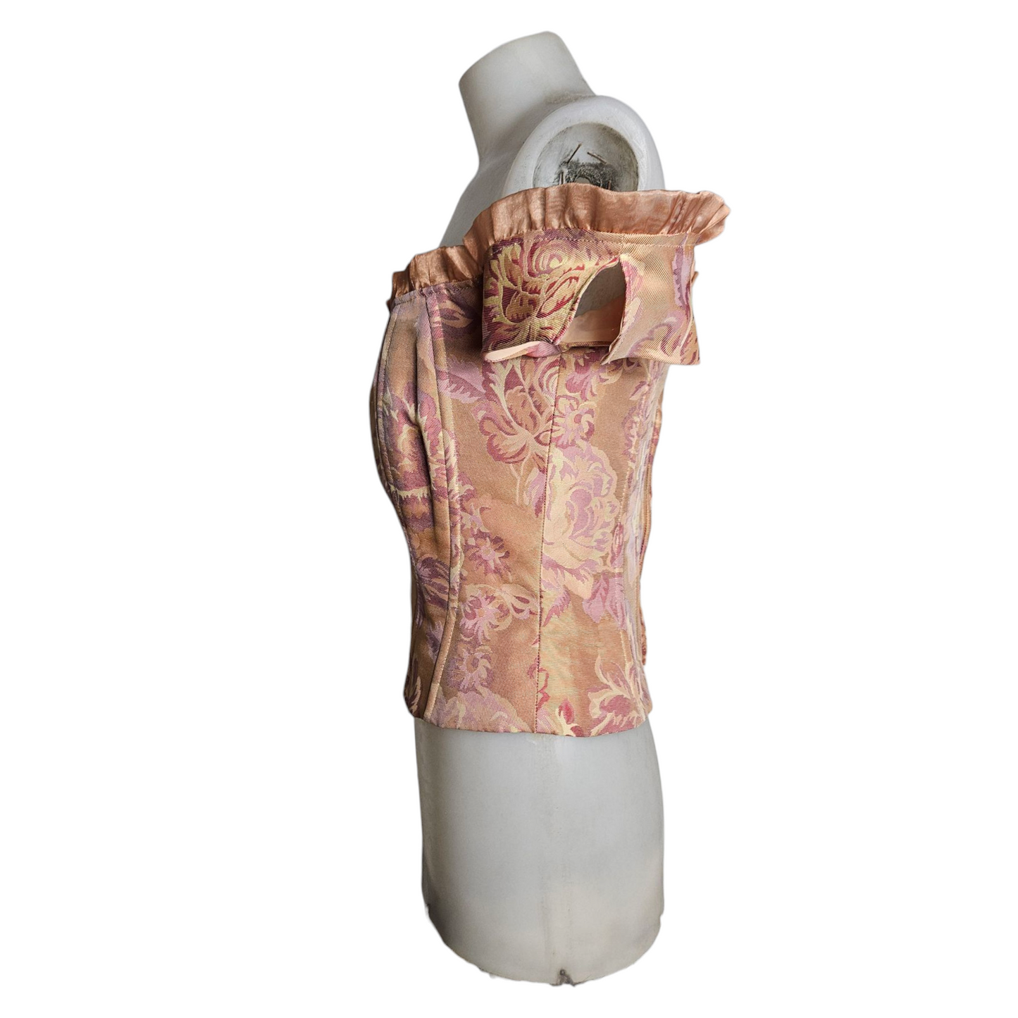 Haut romantique motif floral