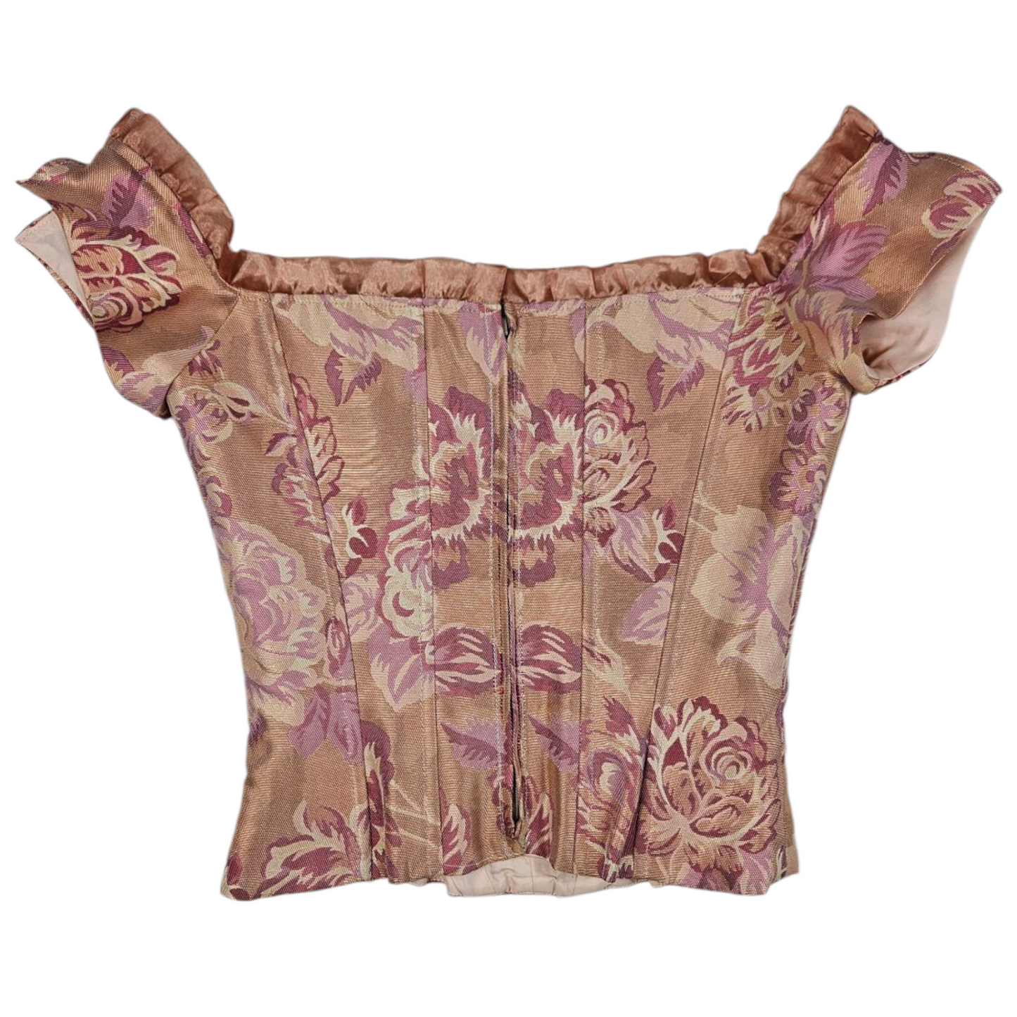Haut romantique motif floral