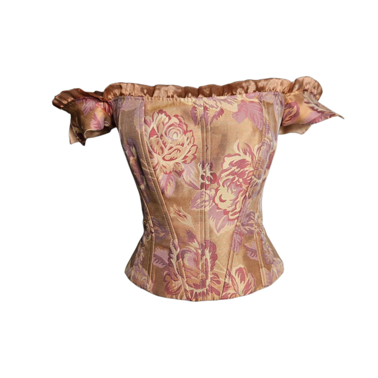 Haut romantique motif floral