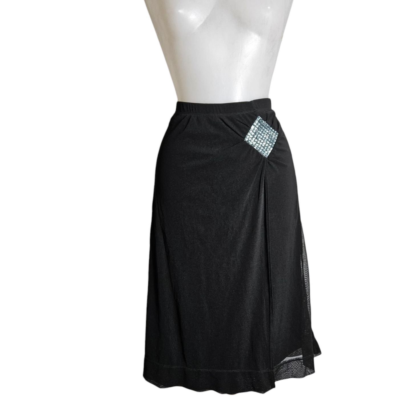 Jupe en voile avec strass