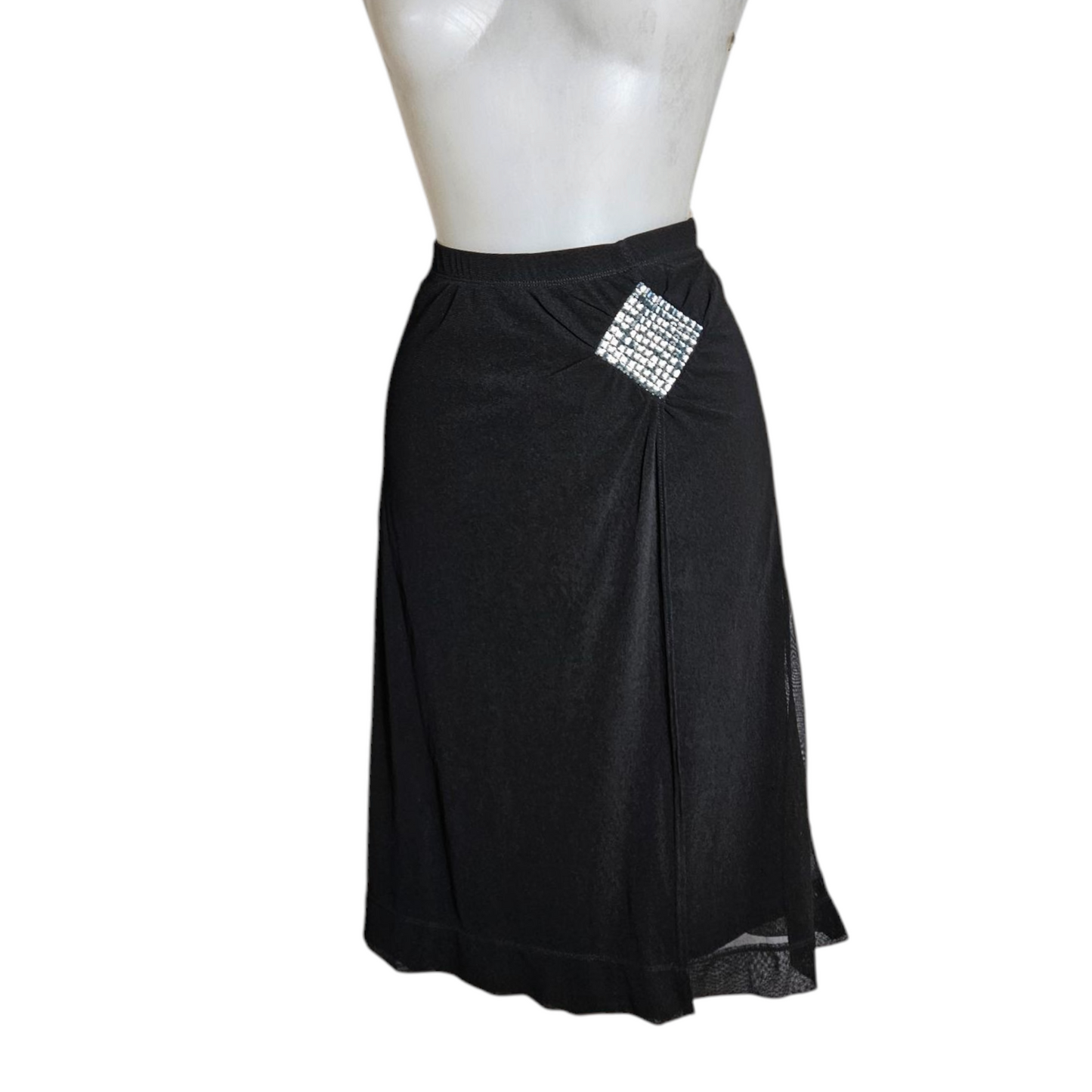 Jupe en voile avec strass