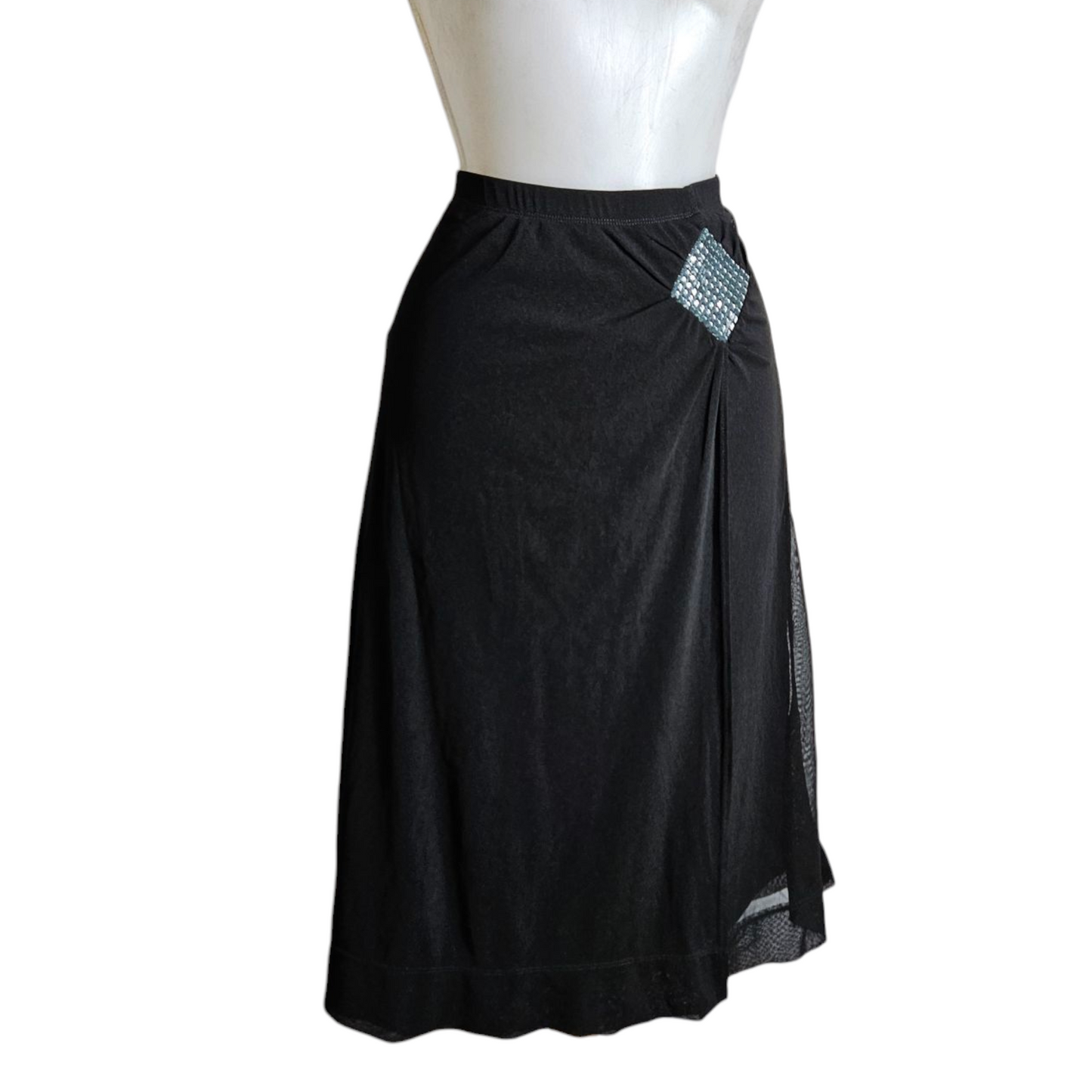 Jupe en voile avec strass