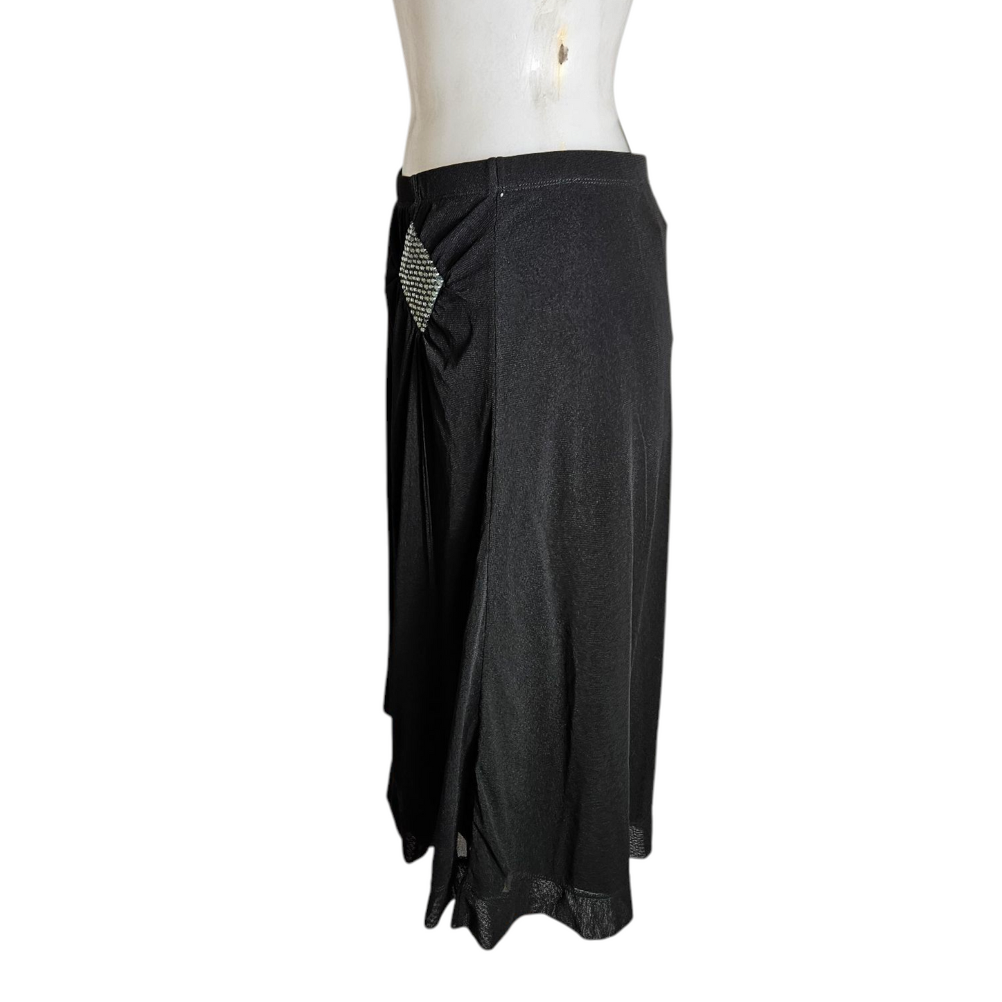 Jupe en voile avec strass