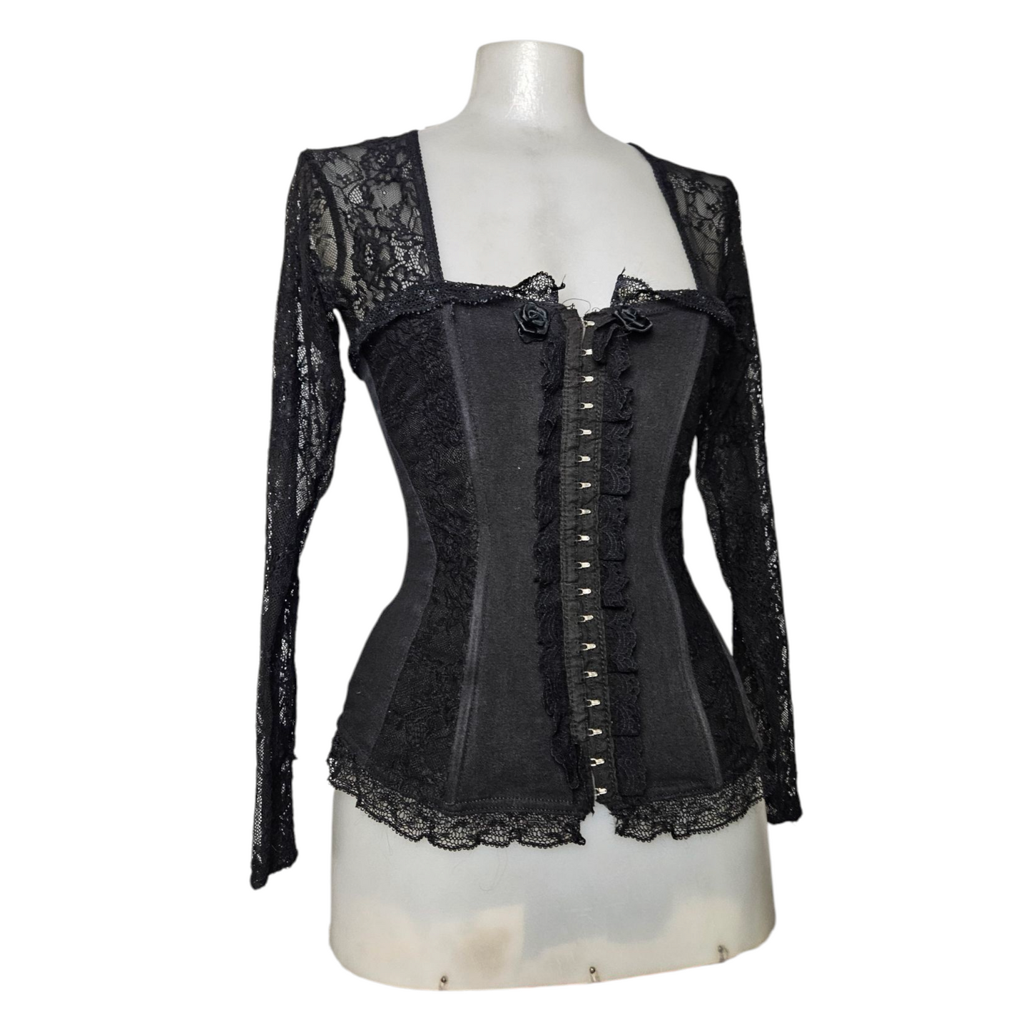 Haut whimsigoth détails dentelle