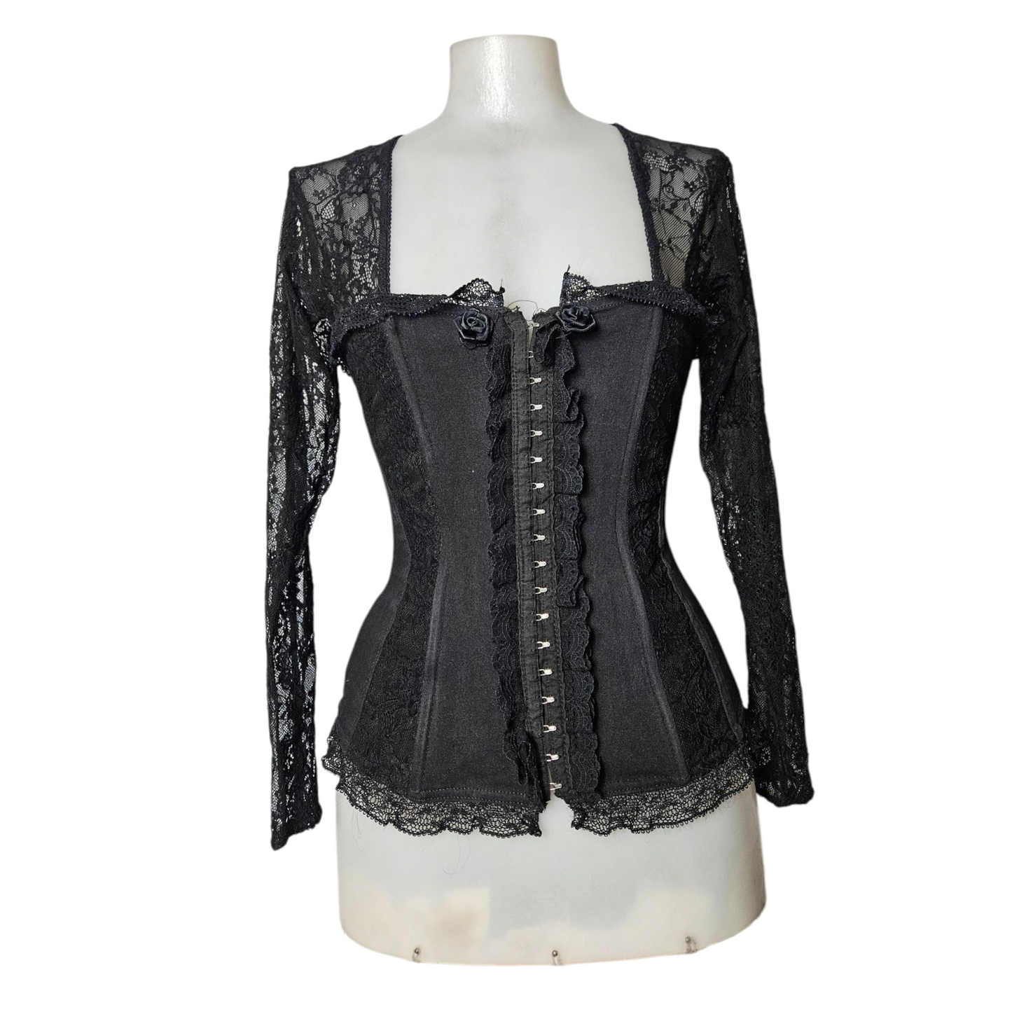 Haut whimsigoth détails dentelle