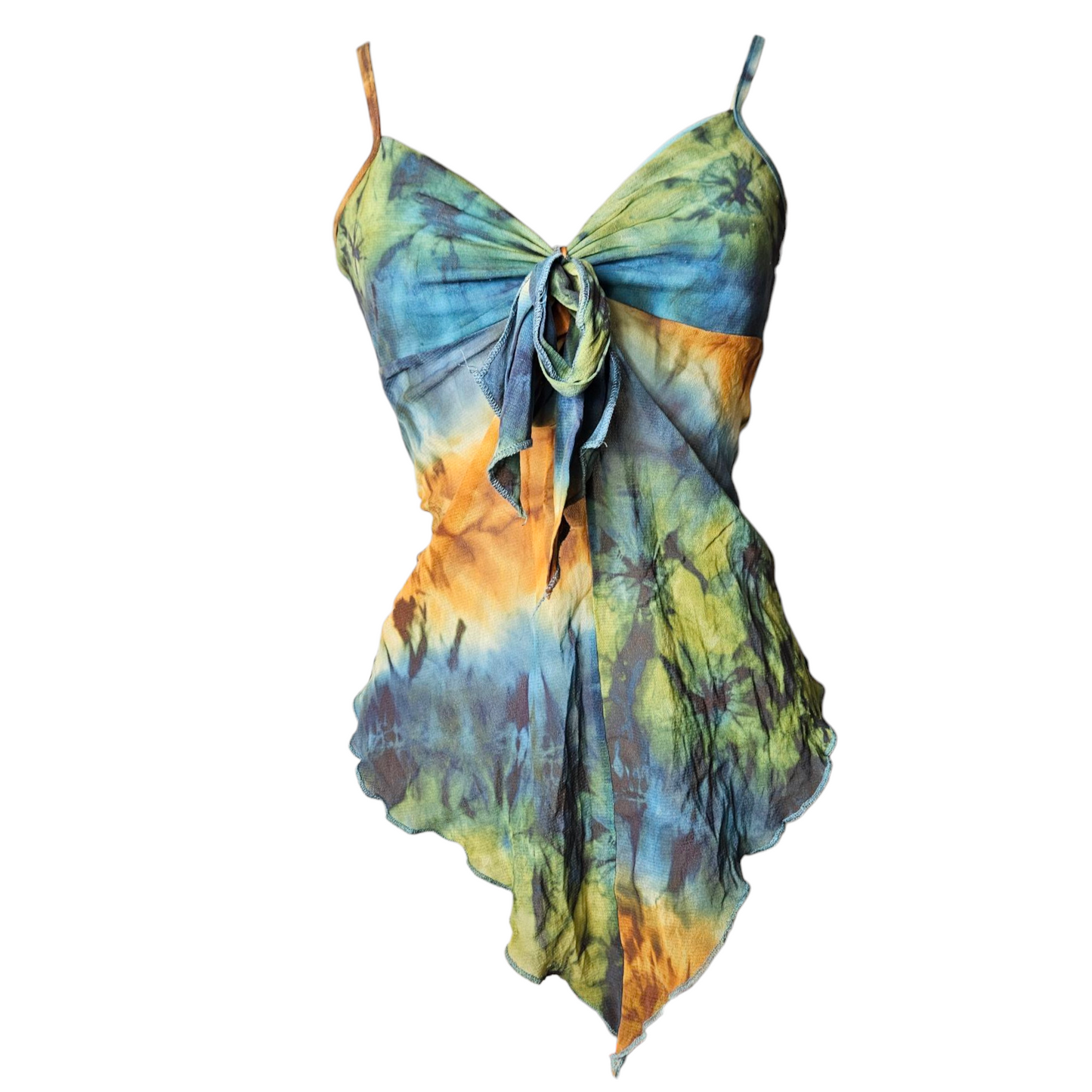 Débardeur voile tie and dye