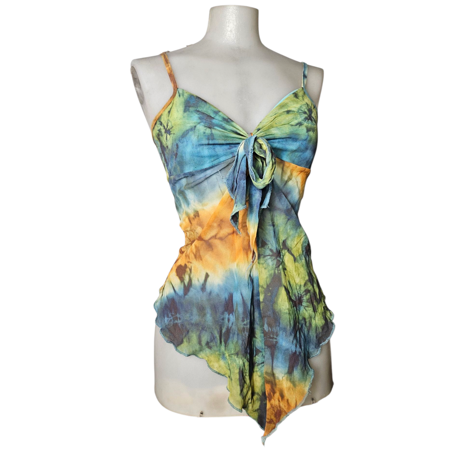Débardeur voile tie and dye