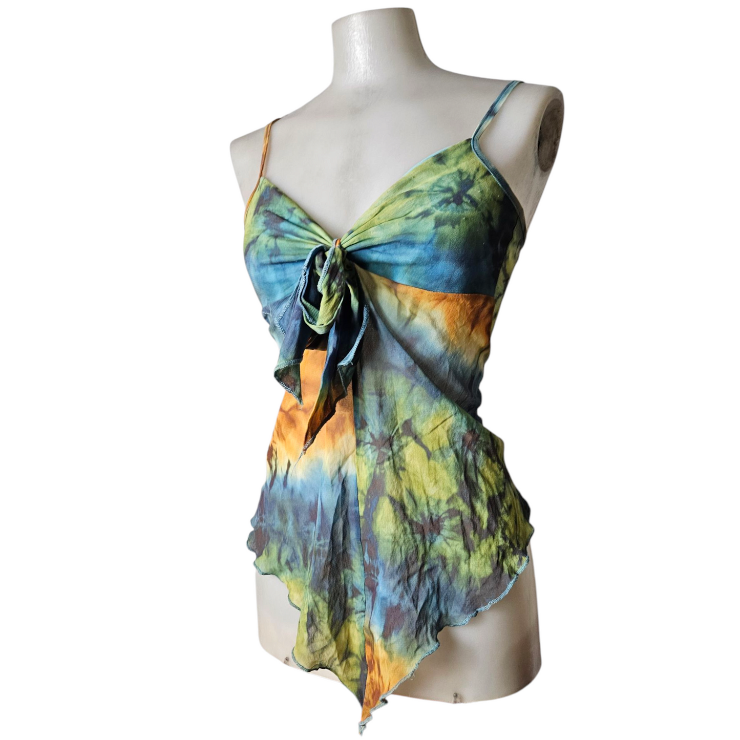Débardeur voile tie and dye