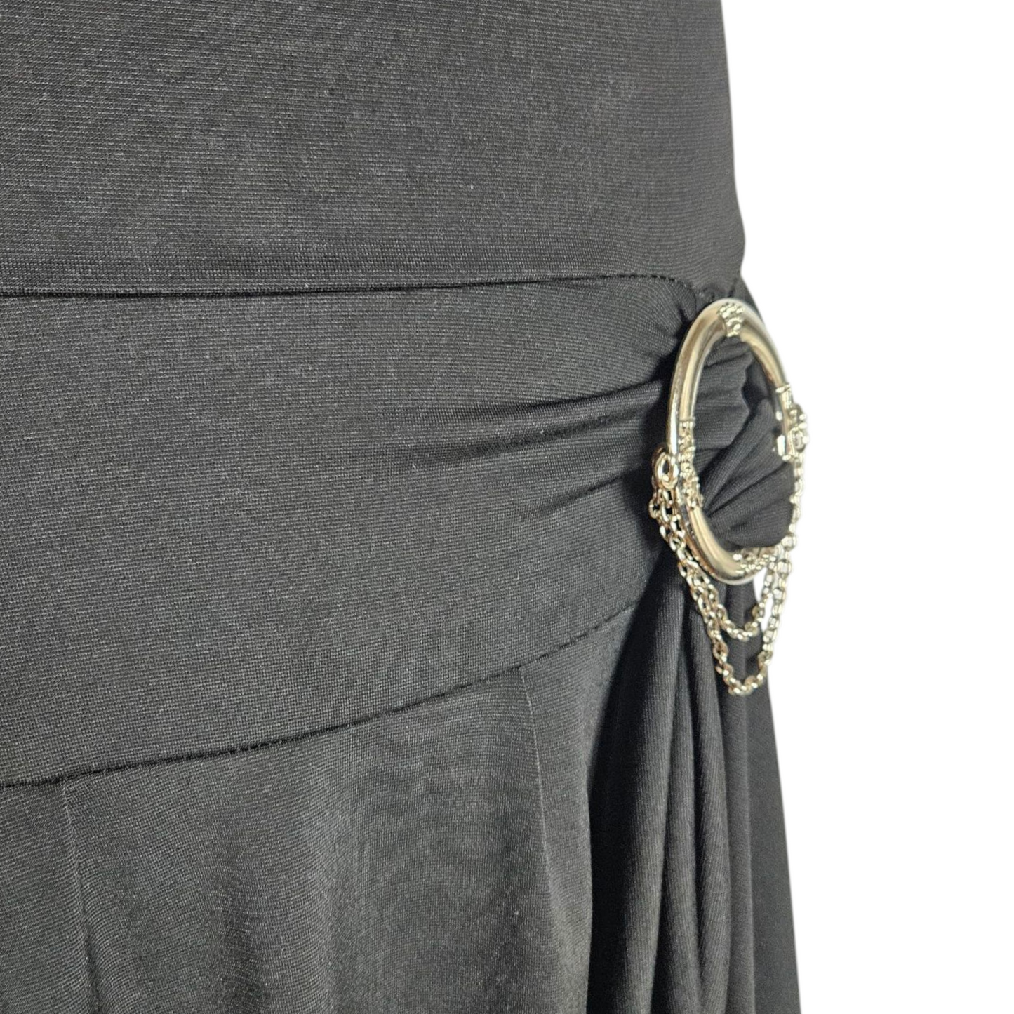 Robe strapless à boucle