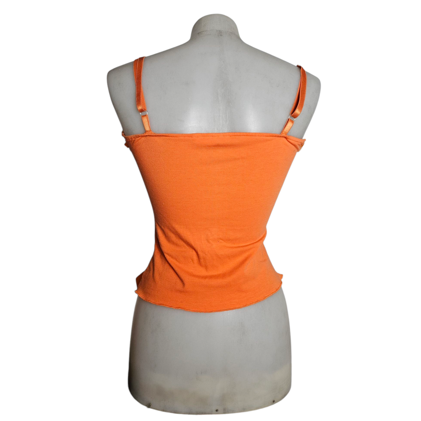Haut esprit corset orange
