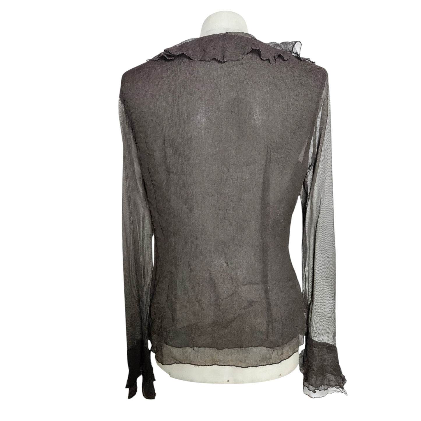 Voile and lace blouse