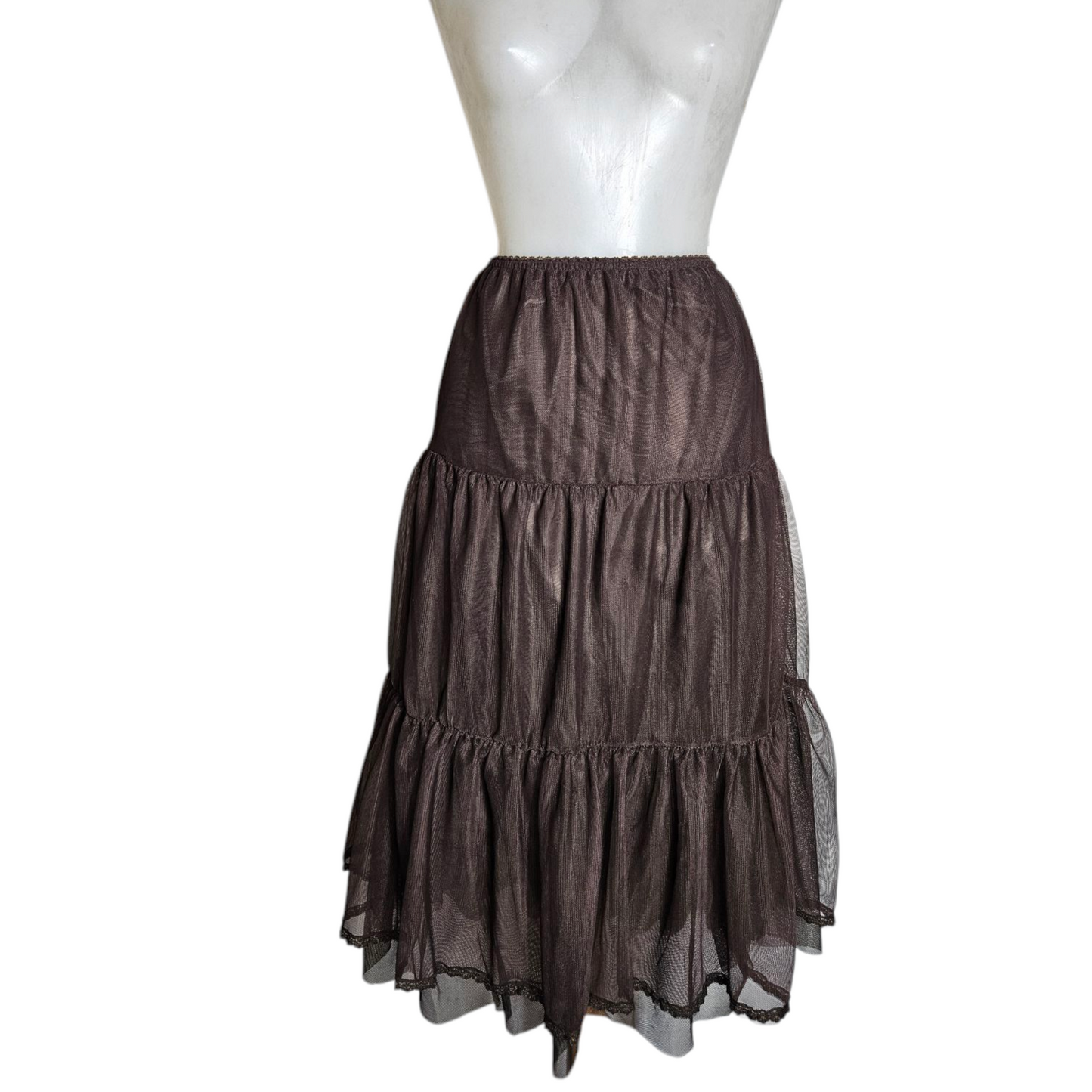 Brown voile skirt
