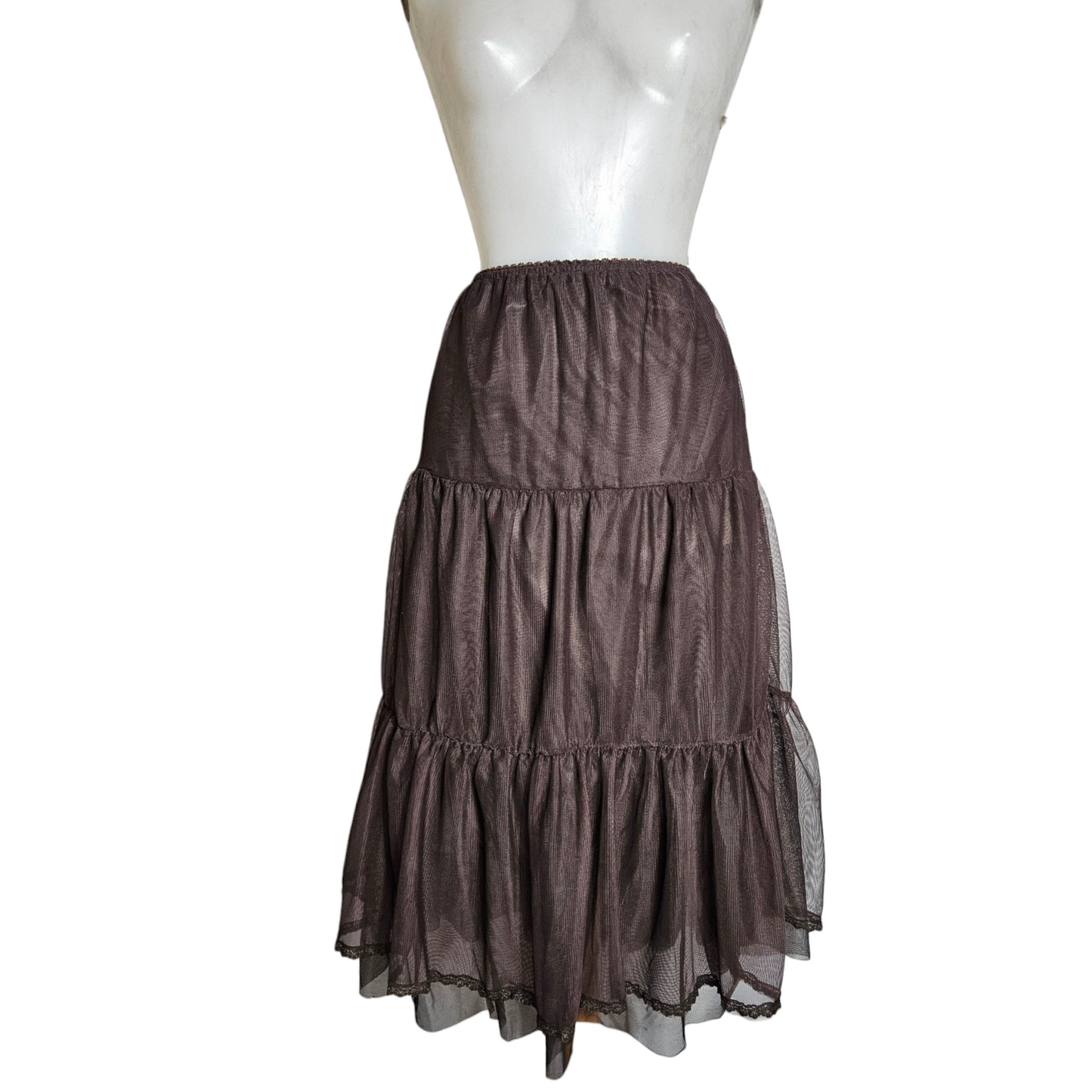 Brown voile skirt