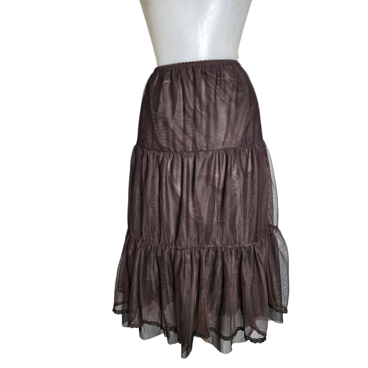 Brown voile skirt