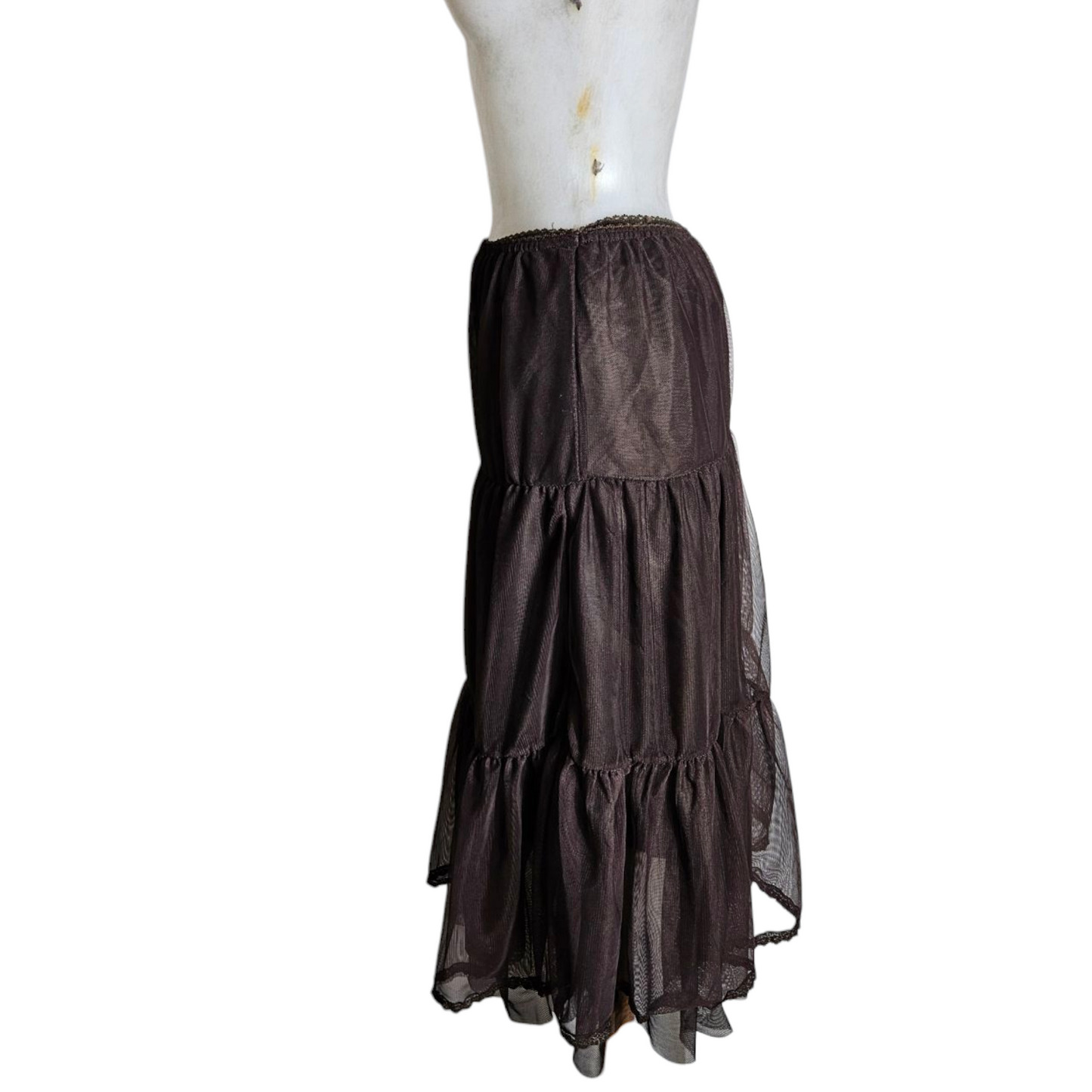 Brown voile skirt