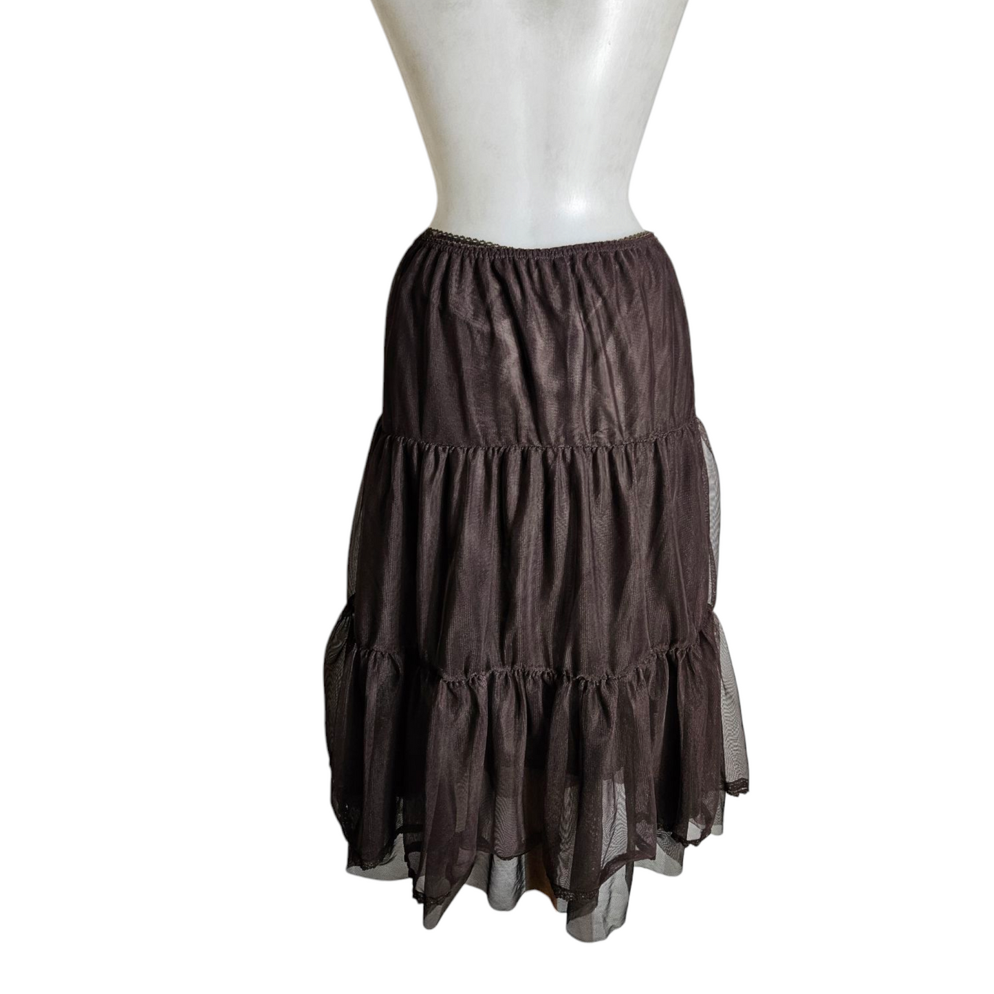 Brown voile skirt
