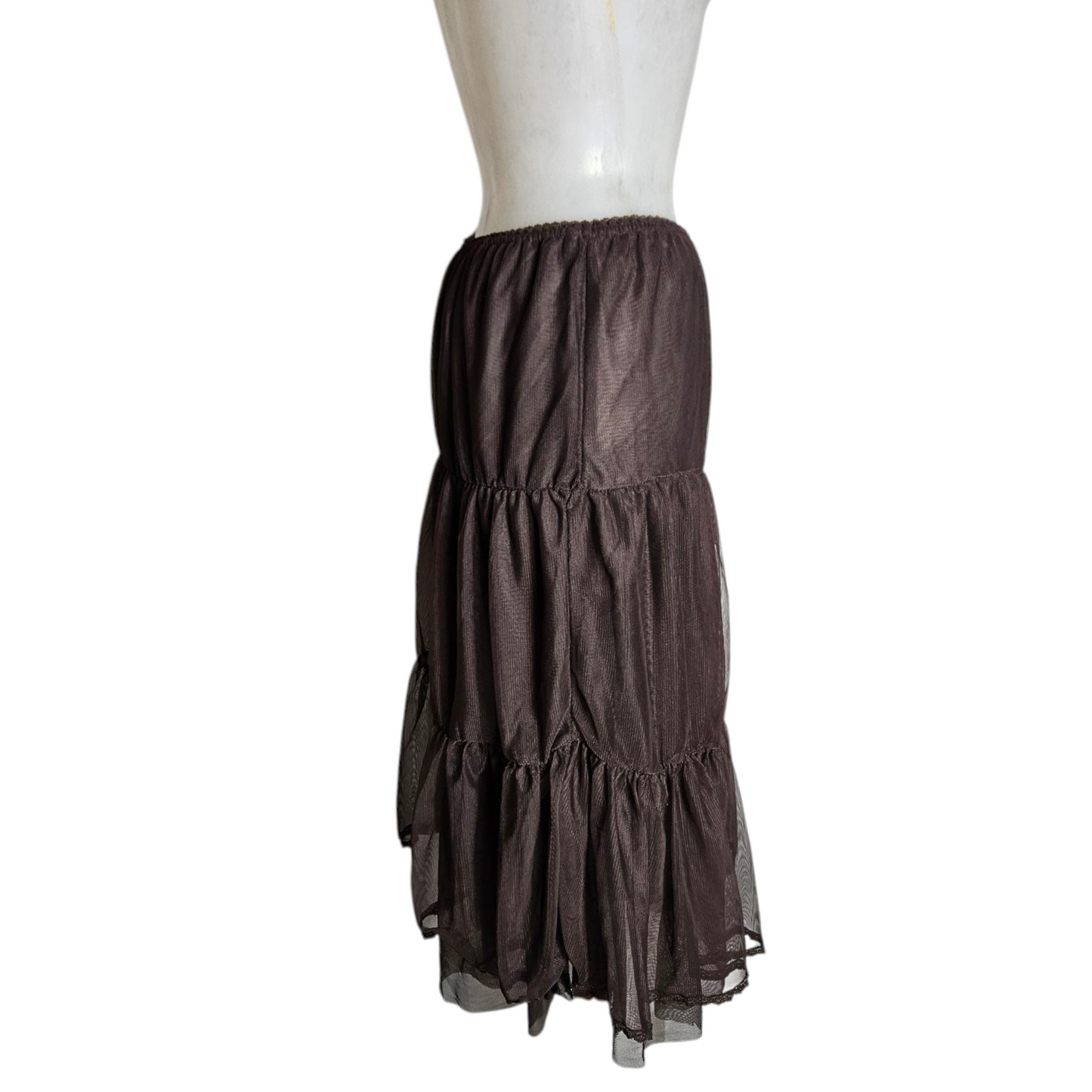 Brown voile skirt