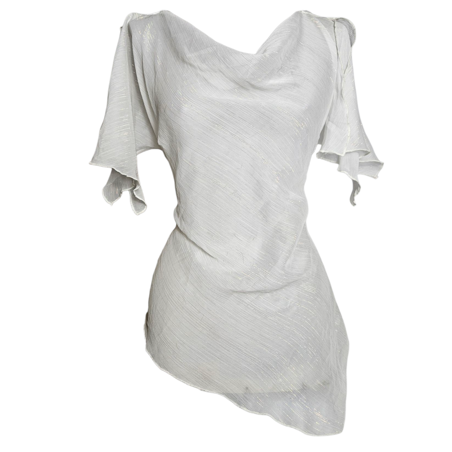 Haut en voile blanc