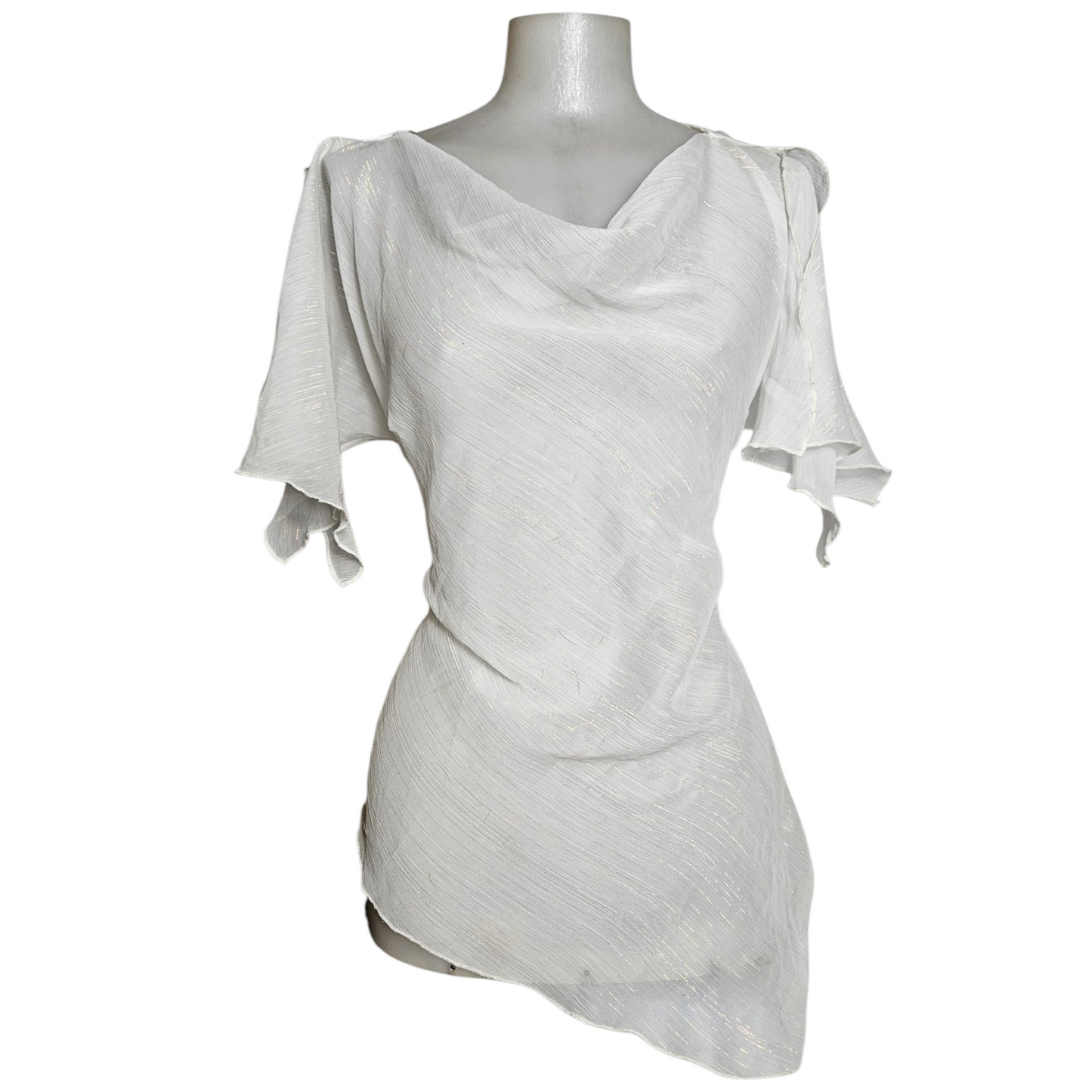 Haut en voile blanc