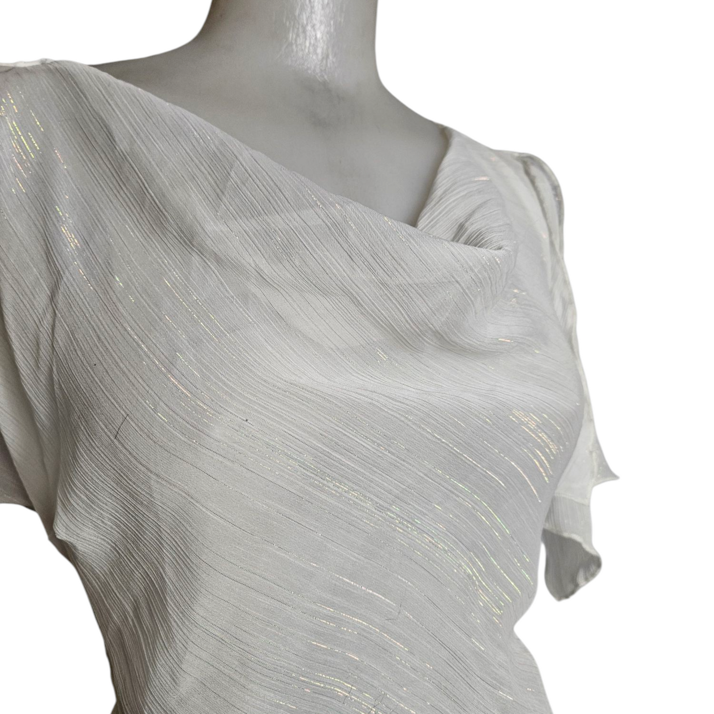 Haut en voile blanc