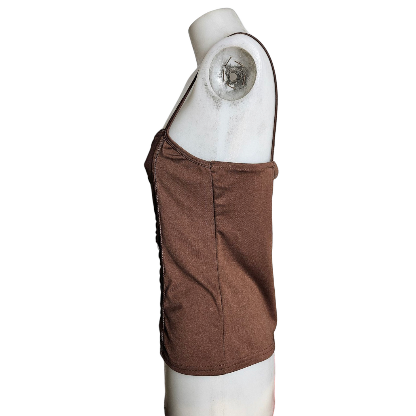 Corset-style top with lacing