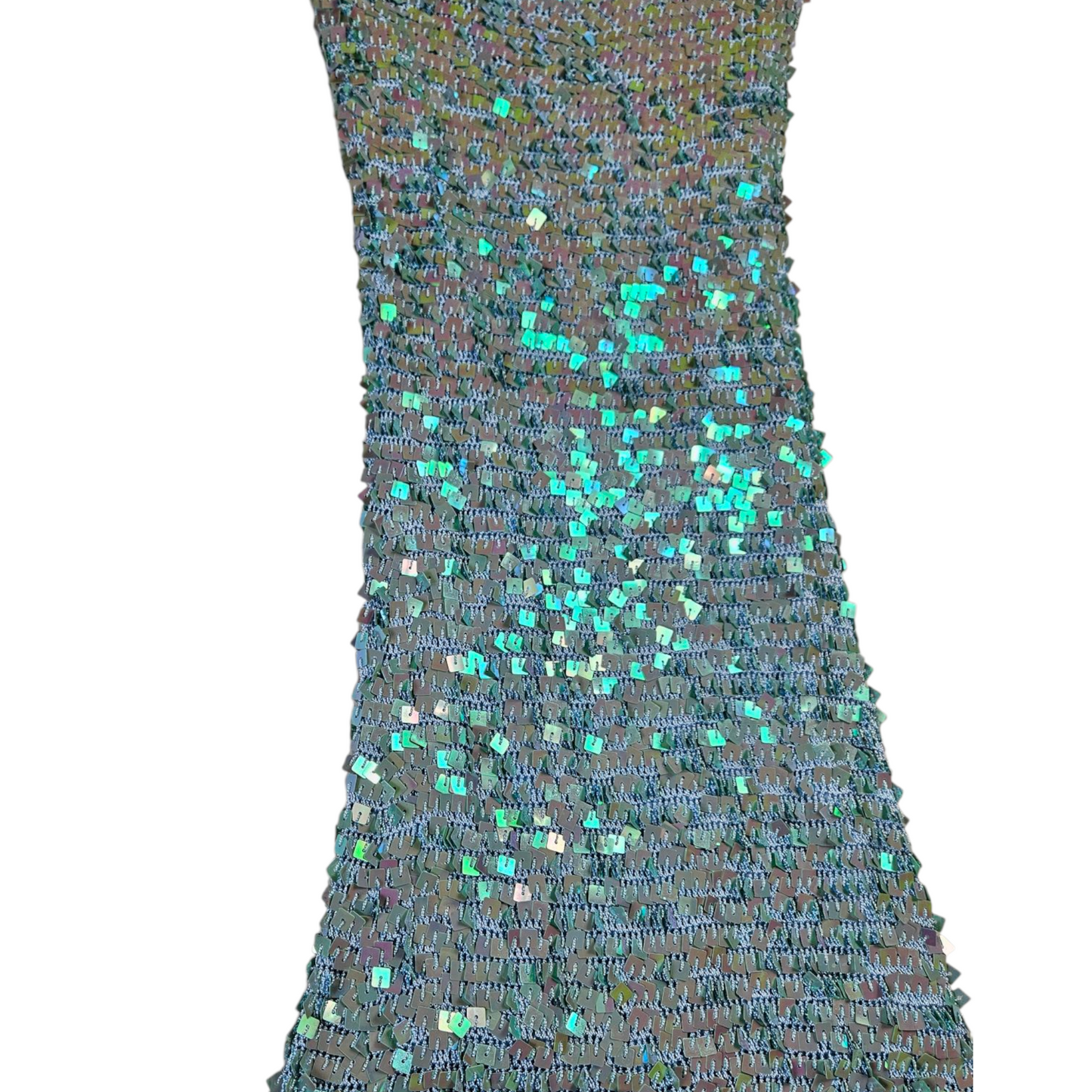 Crochet and sequin dress