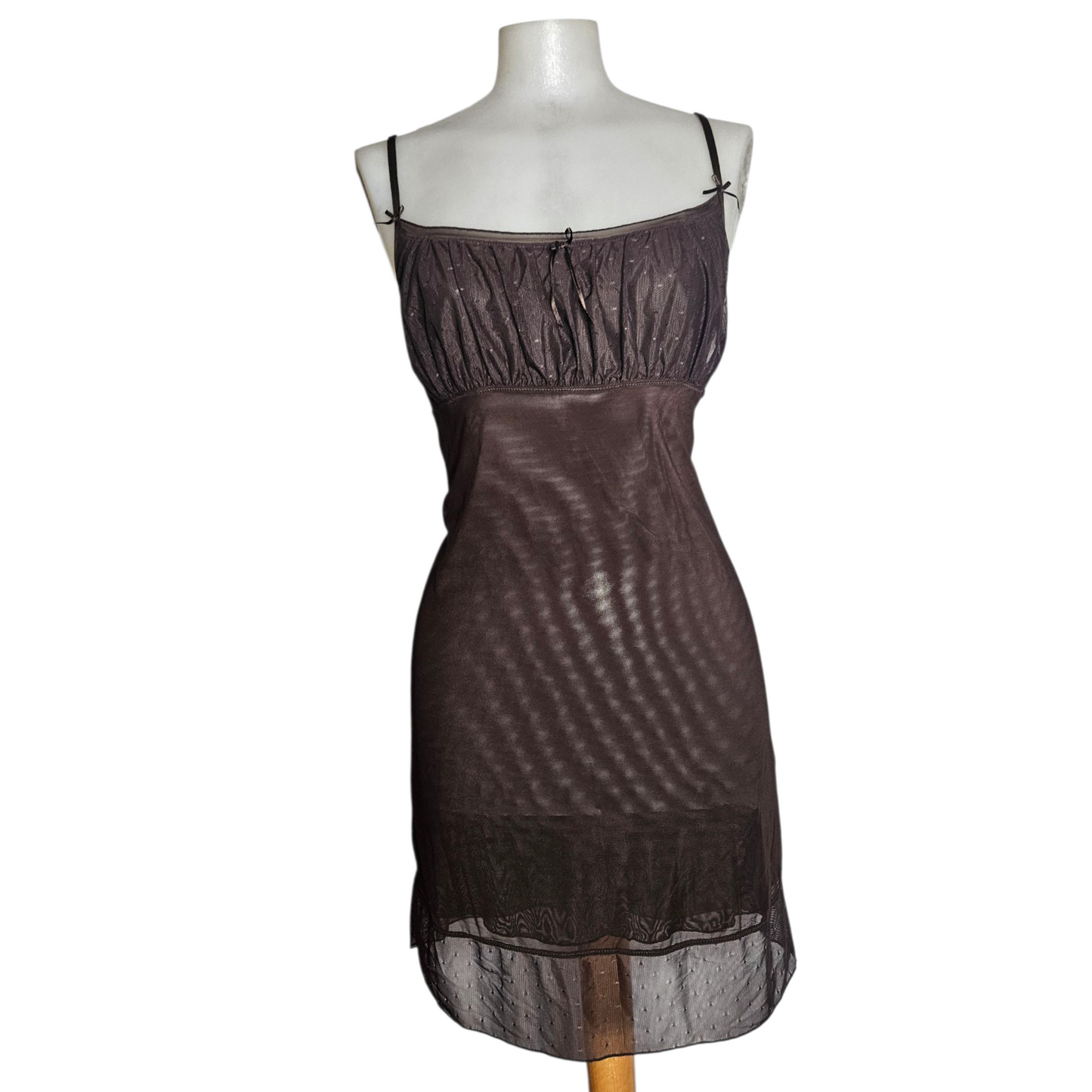 Robe en voile marron