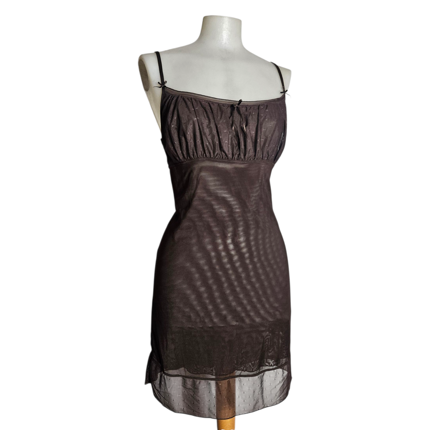 Robe en voile marron