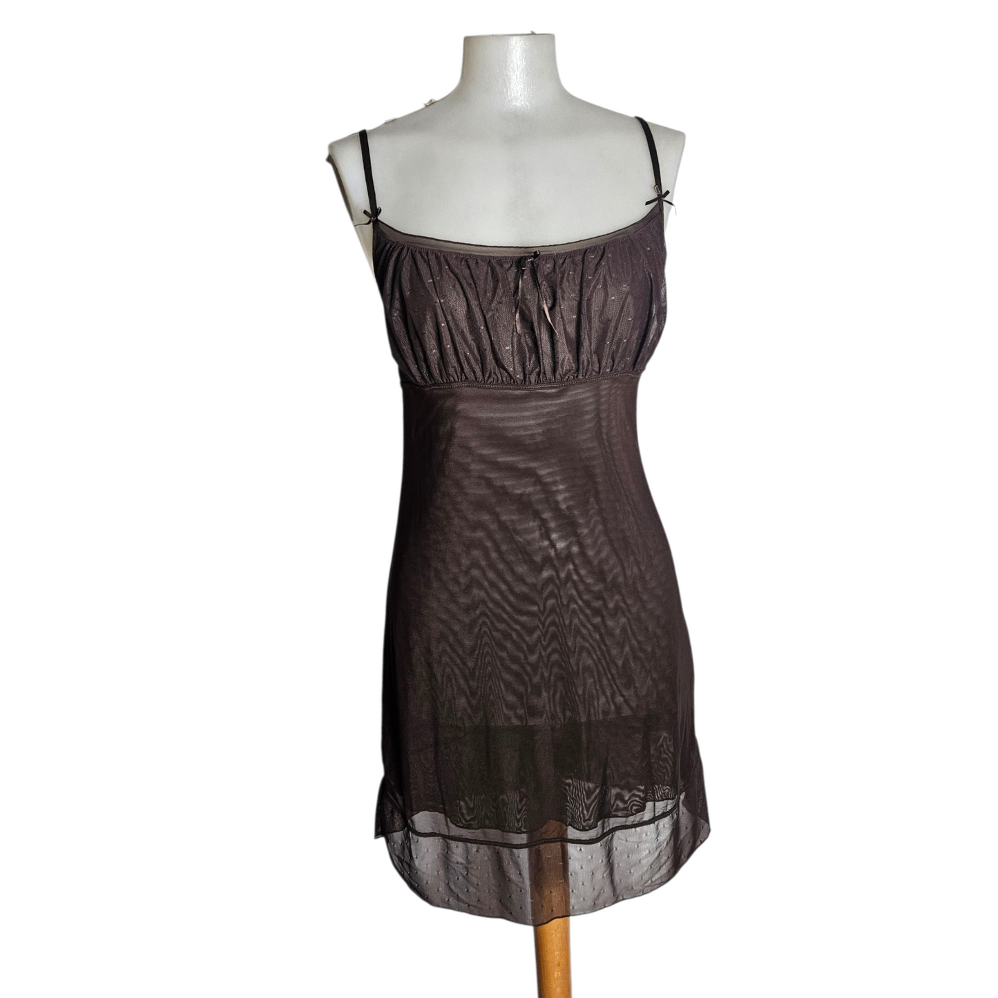 Robe en voile marron
