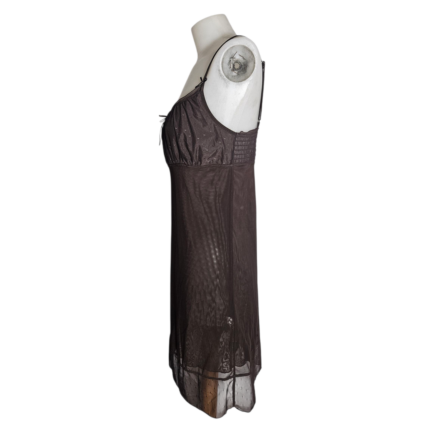 Robe en voile marron