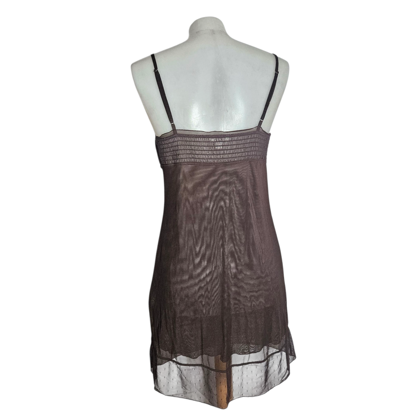 Robe en voile marron