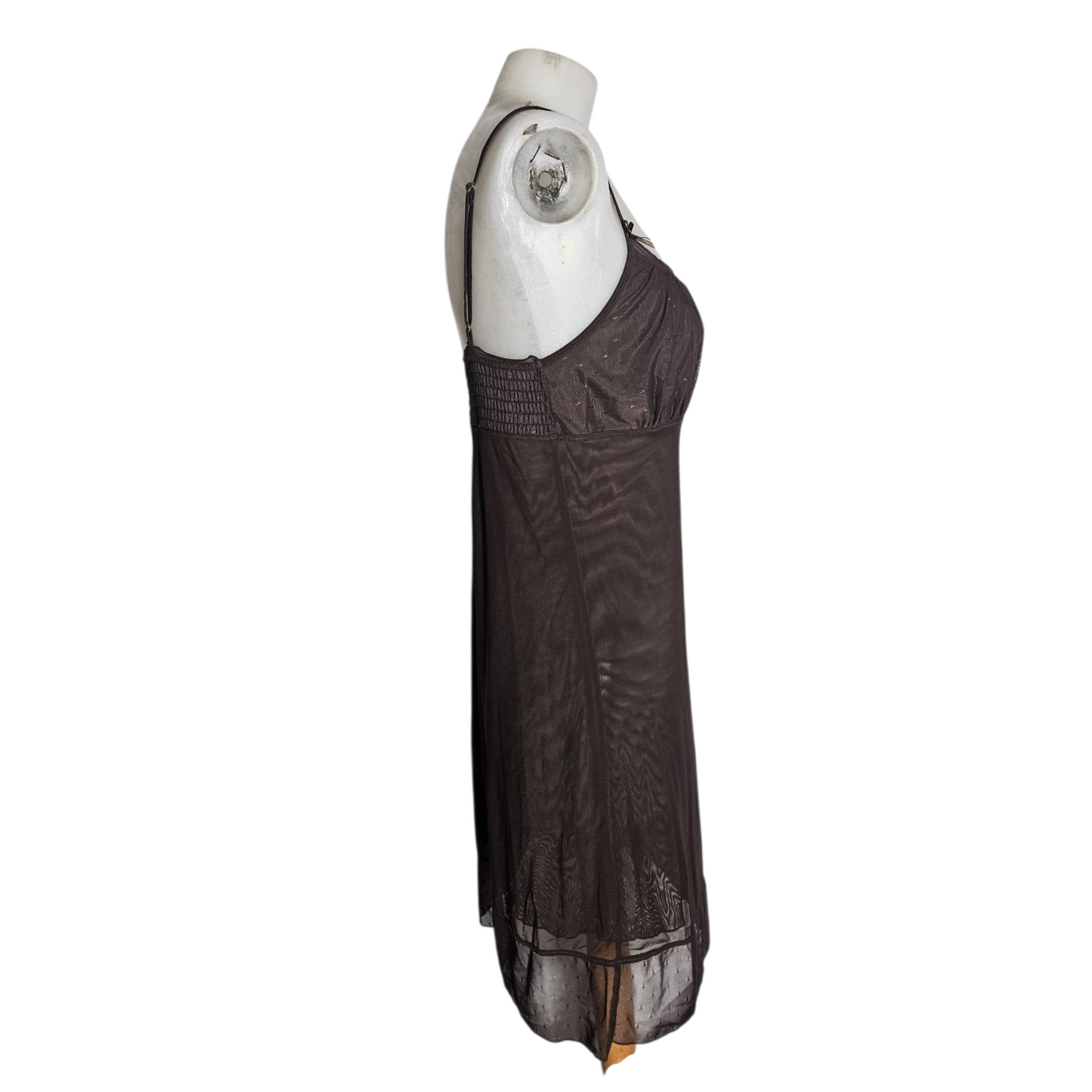 Robe en voile marron