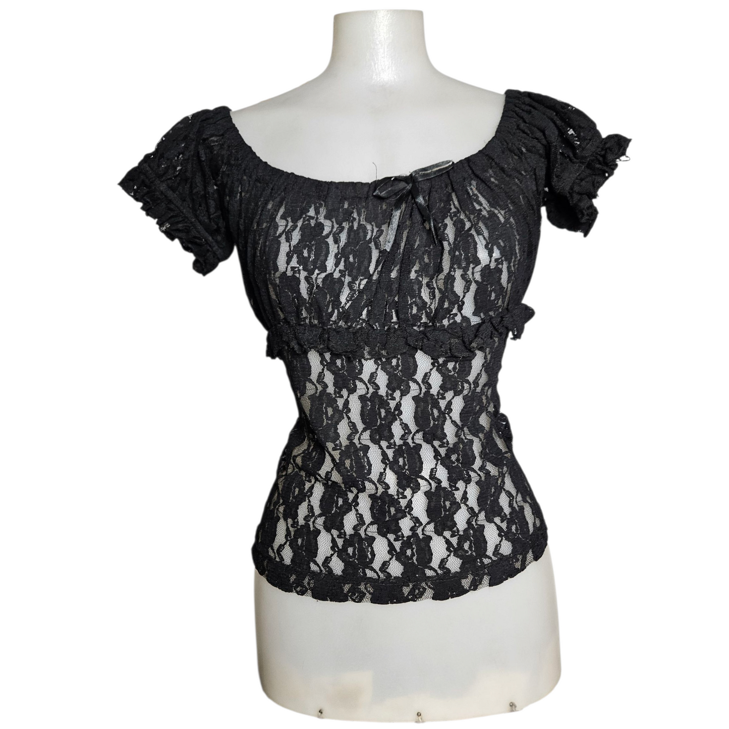 Haut en dentelle noir