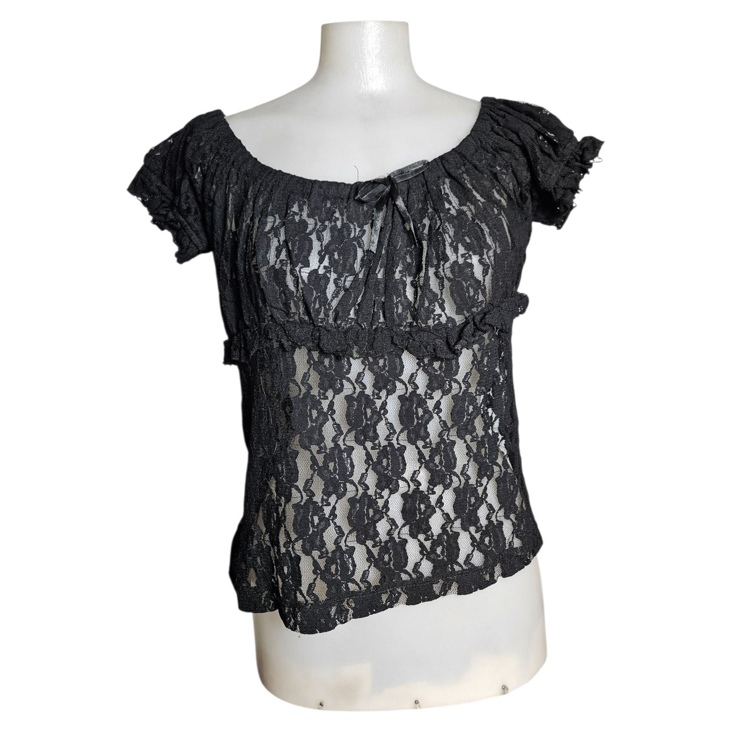 Haut en dentelle noir