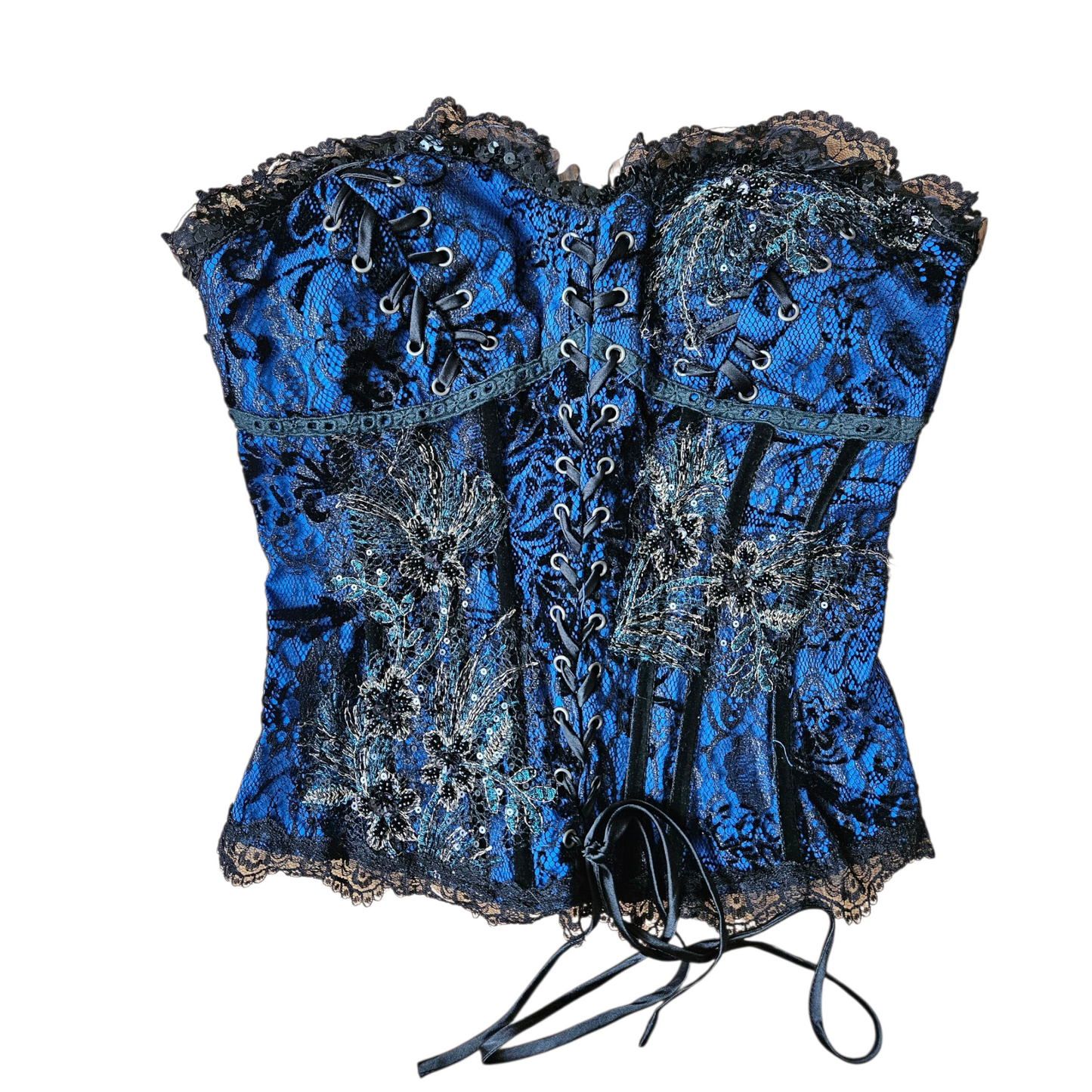 Corset brodé