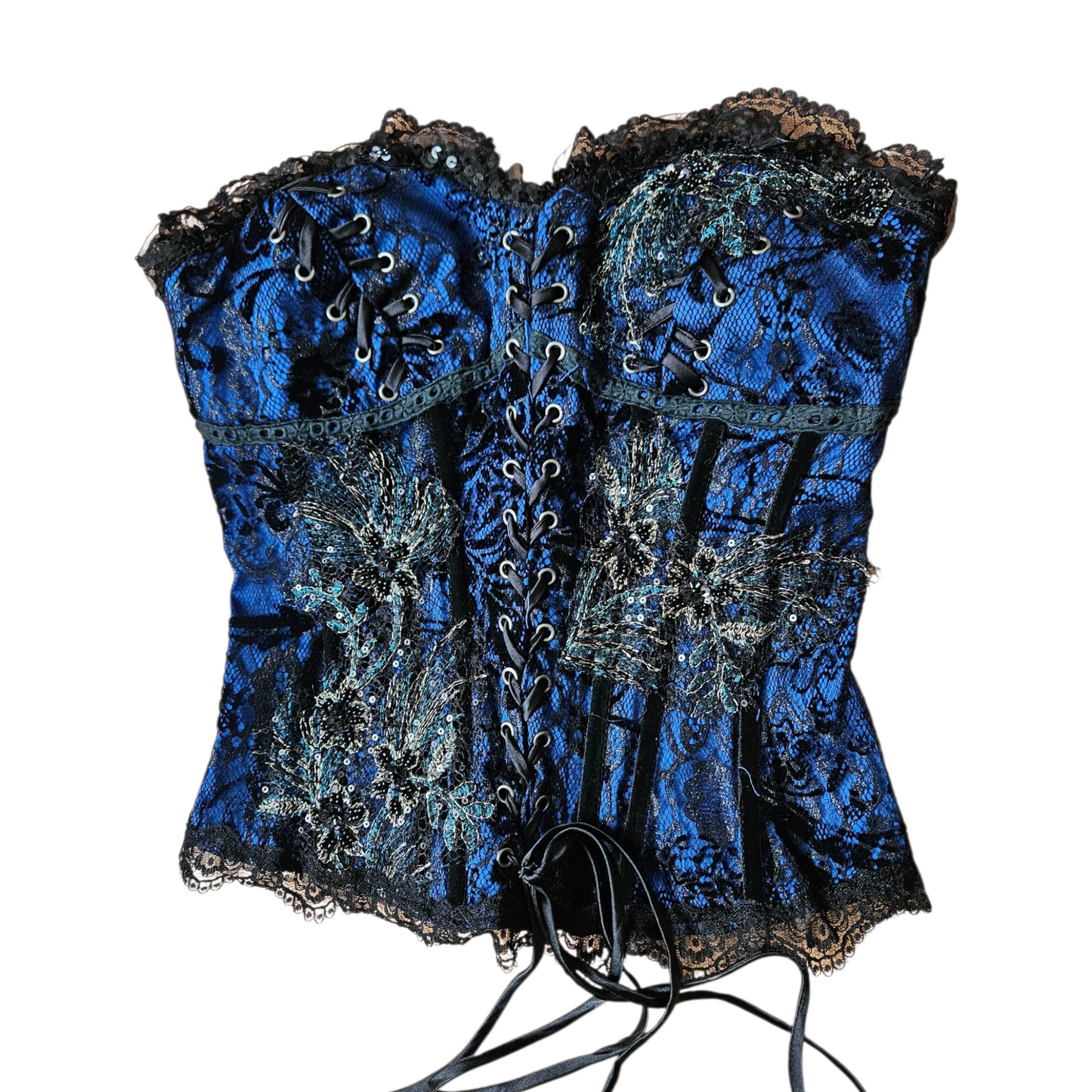 Corset brodé
