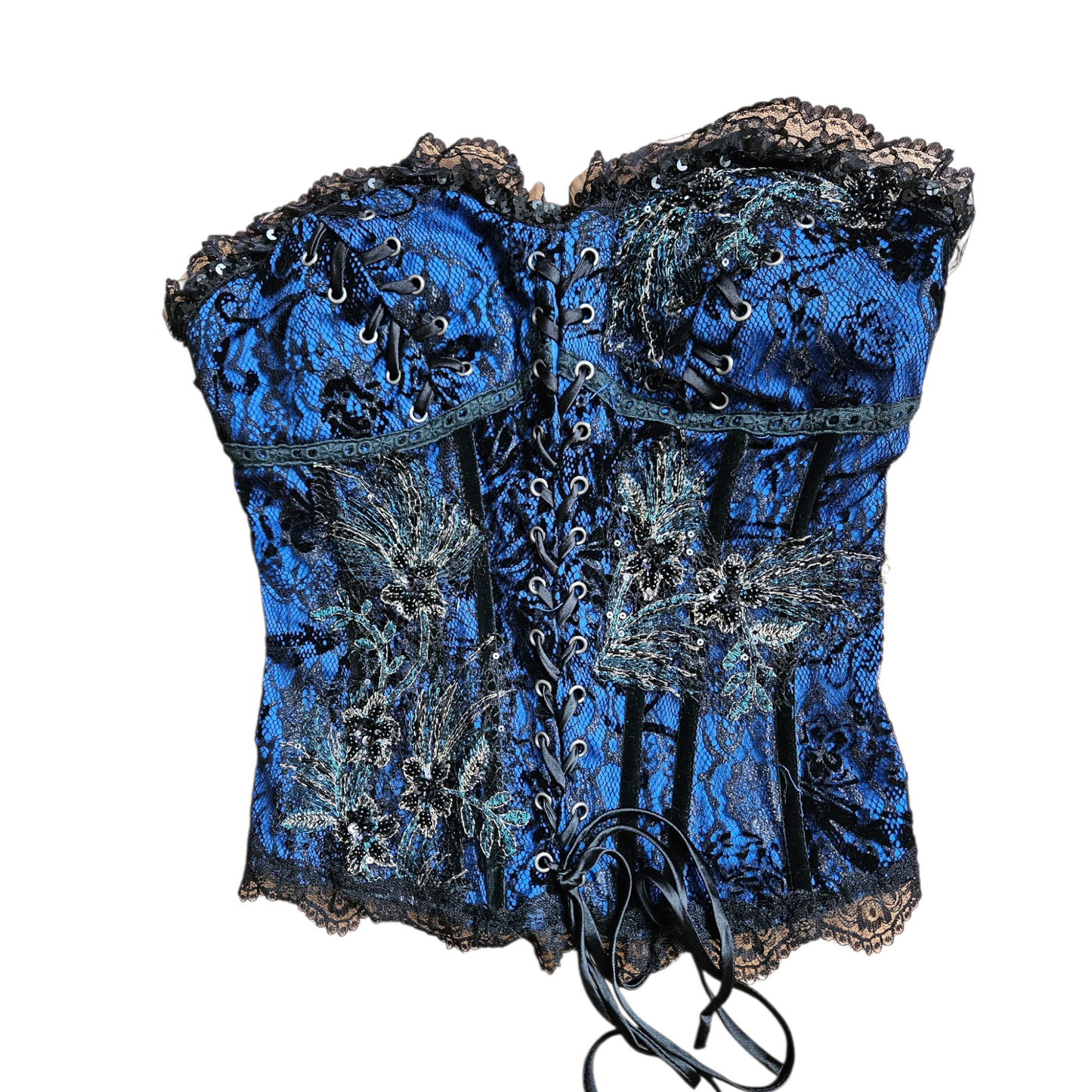 Corset brodé