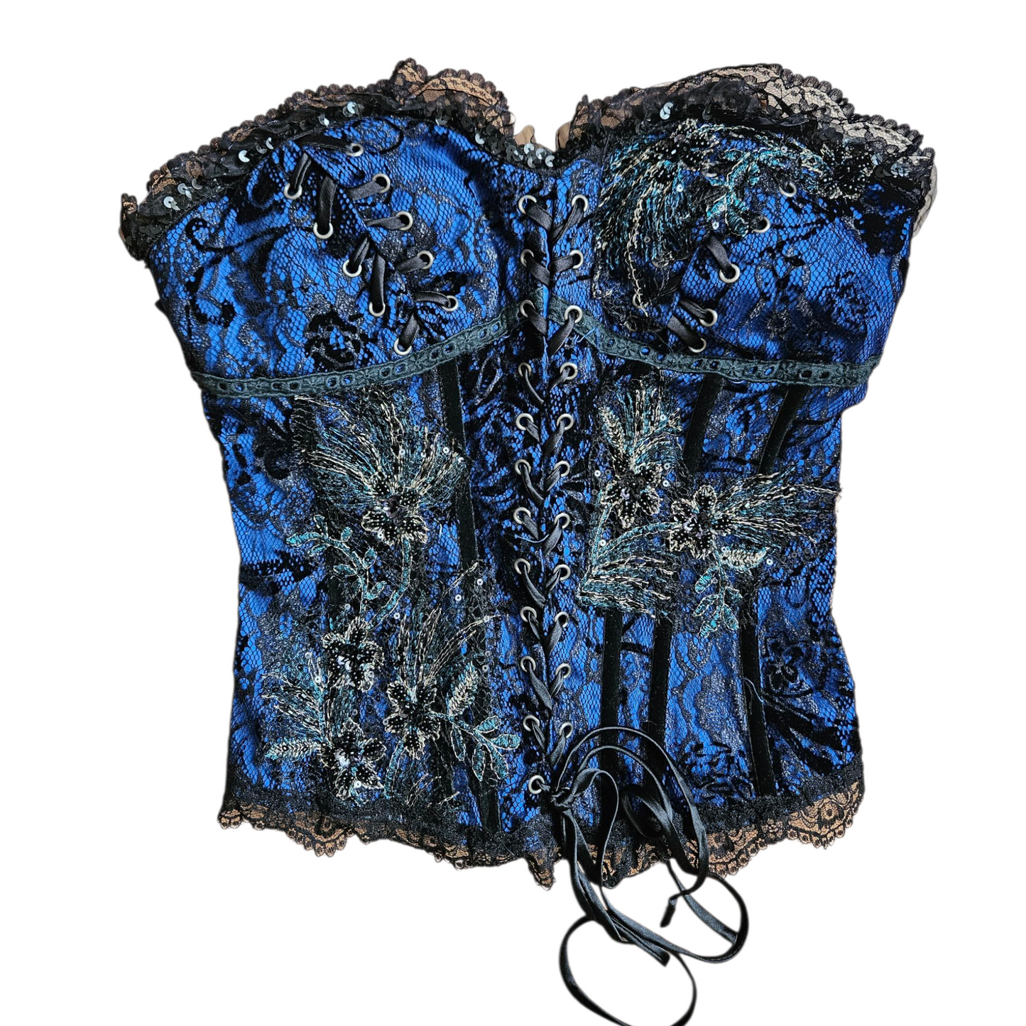 Corset brodé
