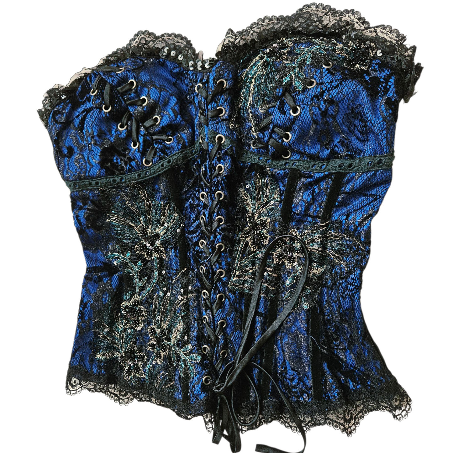 Corset brodé