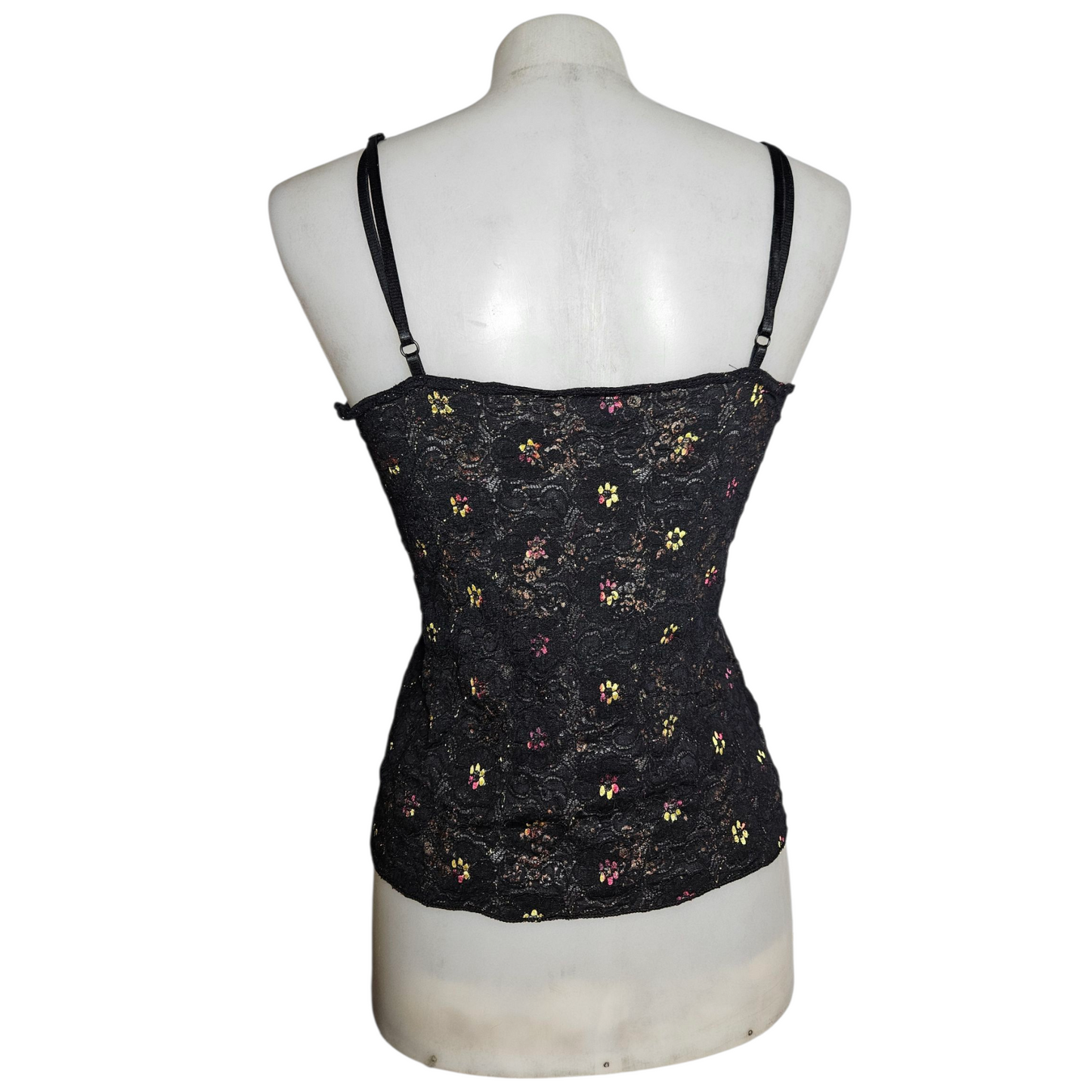 Débardeur en dentelle brodé de sequins