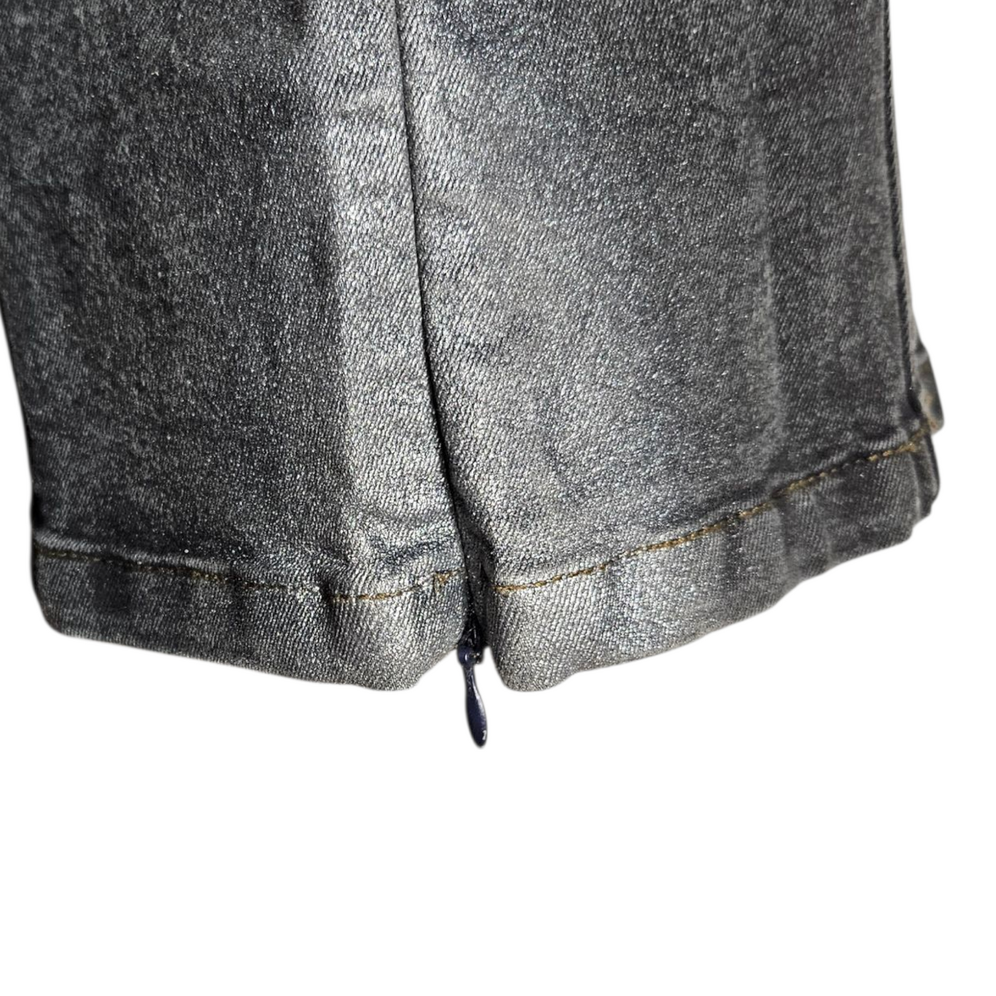 Haut en denim brodé