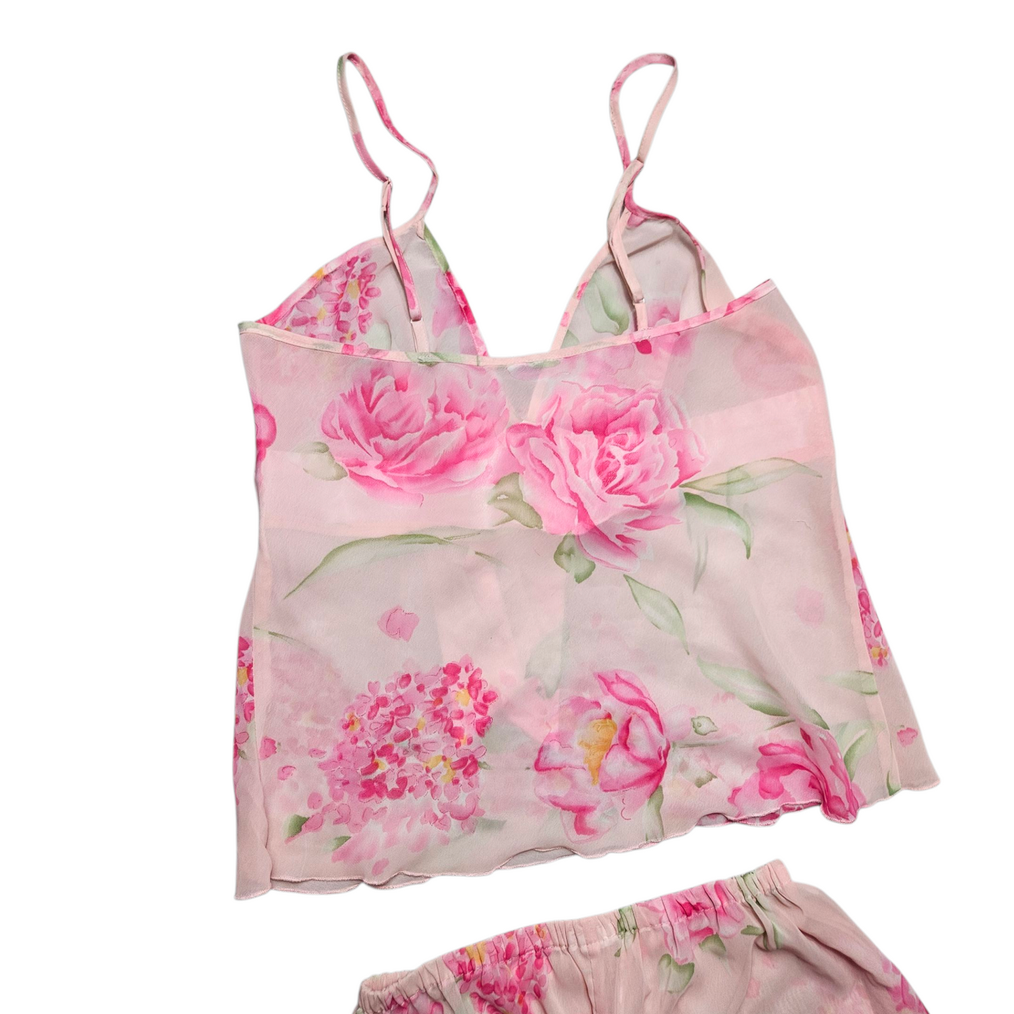 Ensemble en voile caraco et pantalon