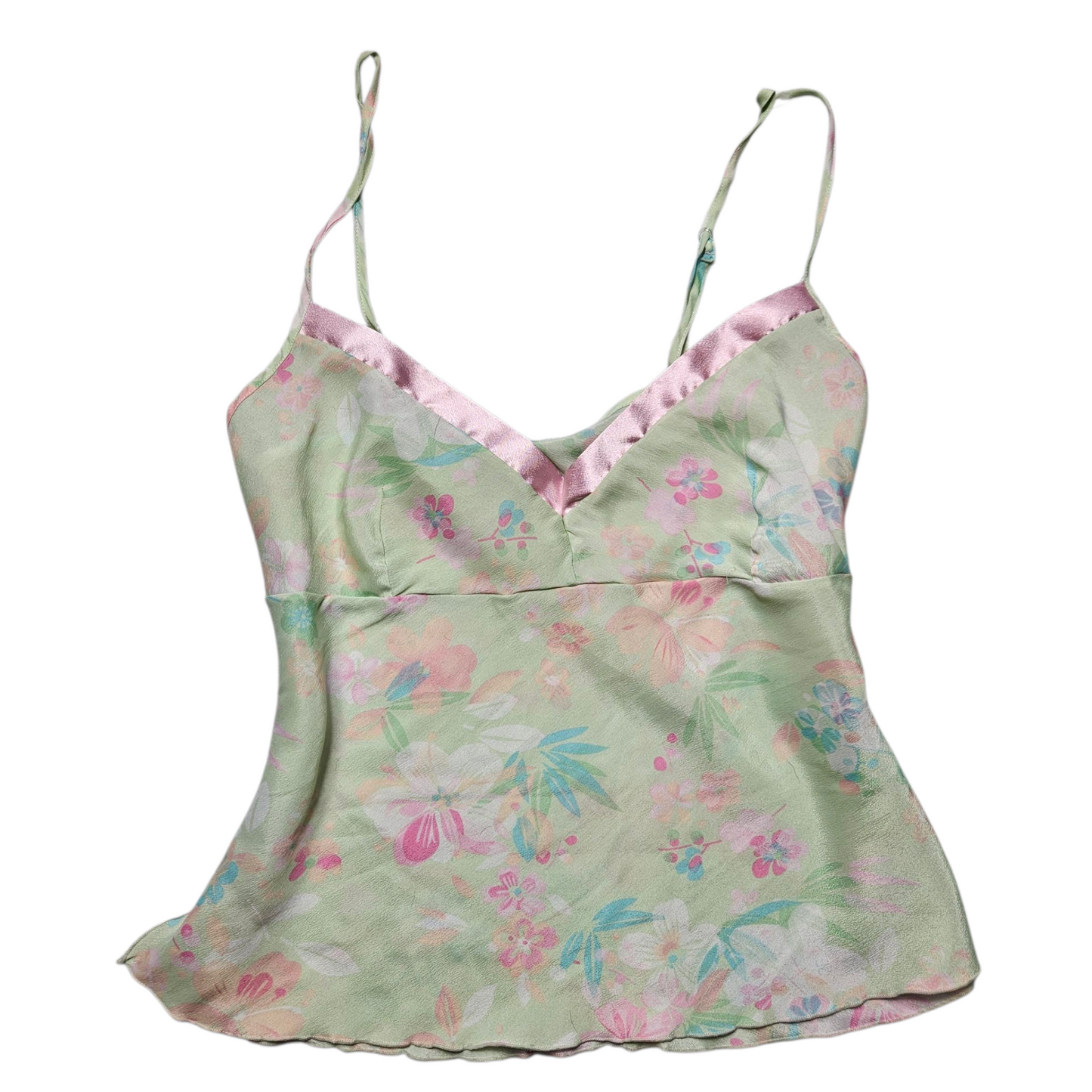 Ensemble haut en voile et short satiné