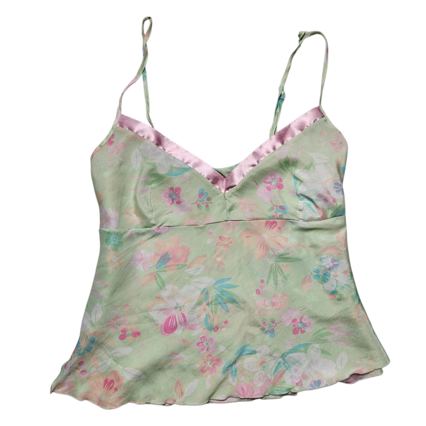 Ensemble haut en voile et short satiné