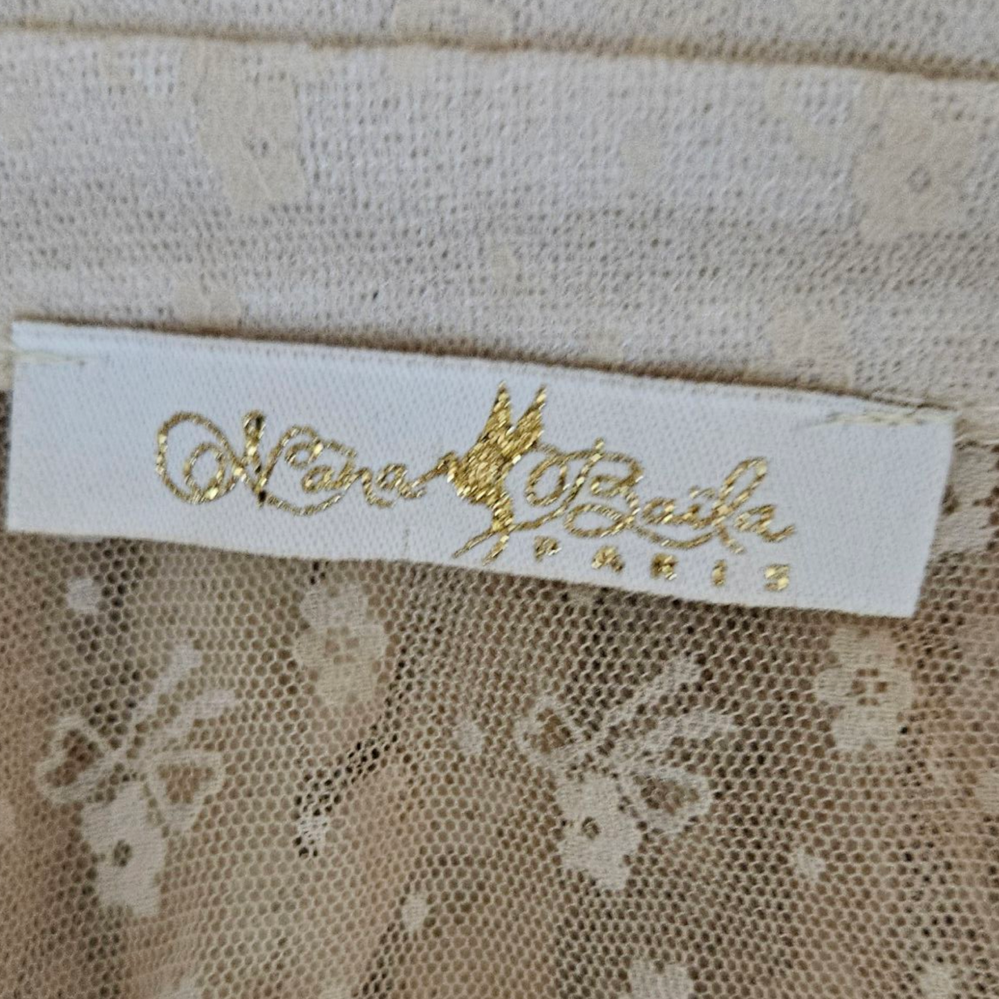 Chemisier en dentelle à laçage