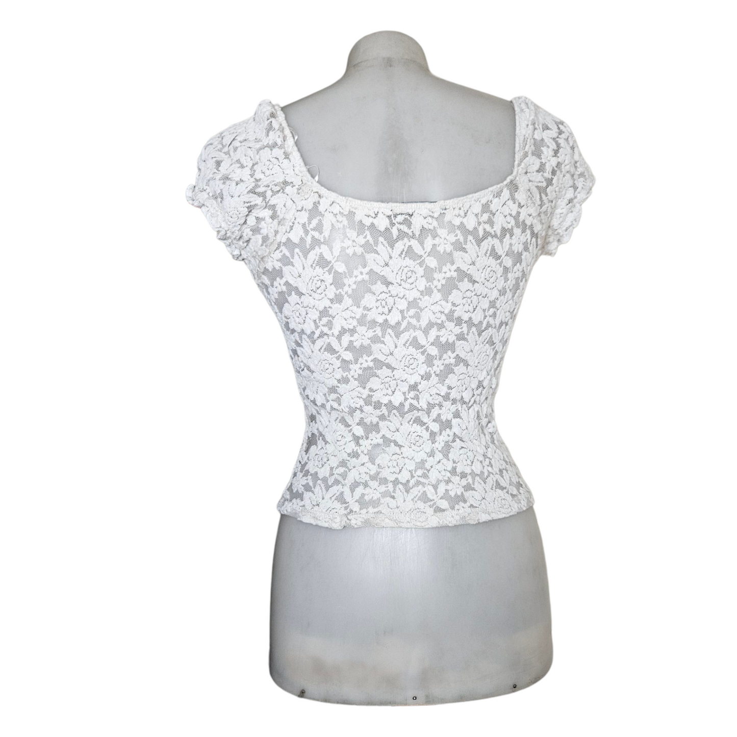 White lace top