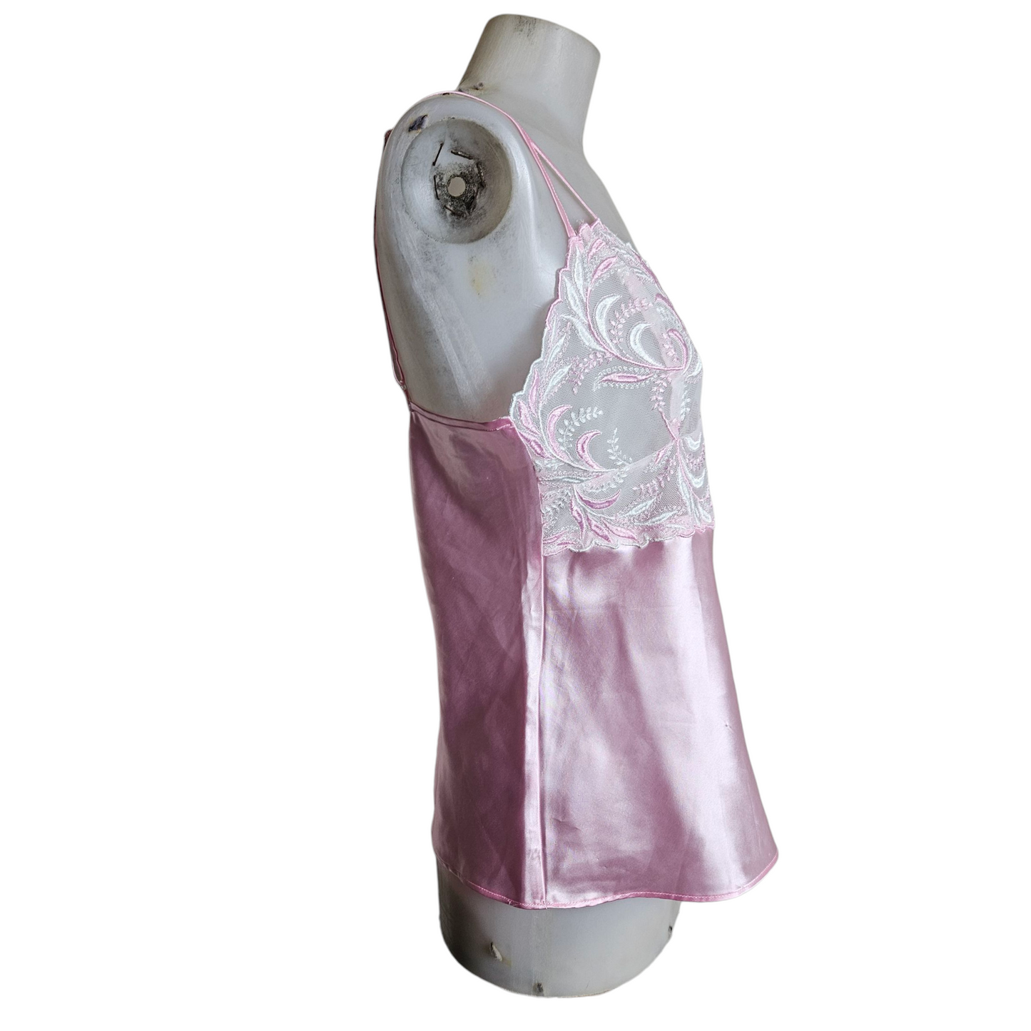Ensemble de nuit satiné rose
