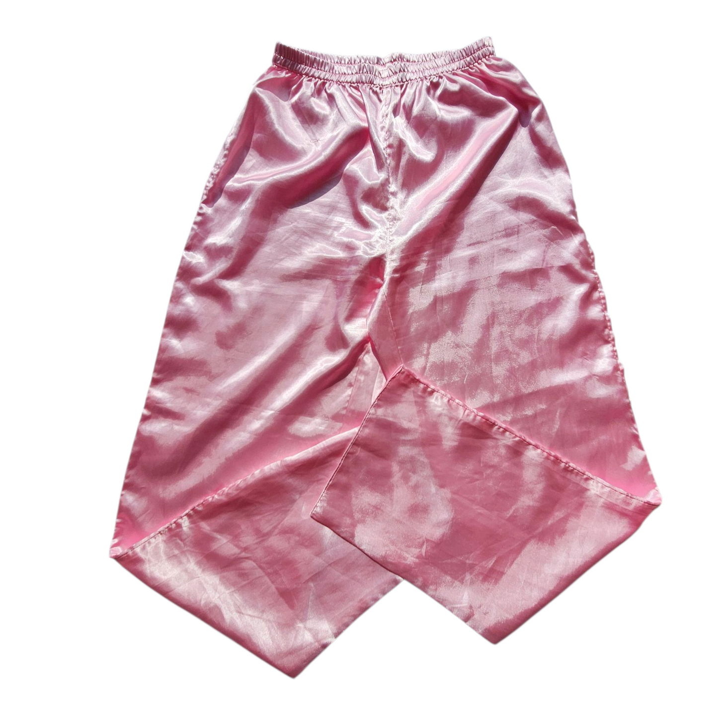 Ensemble de nuit satiné rose