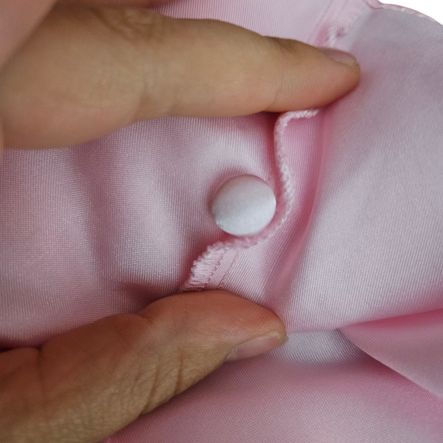 Ensemble de nuit satiné rose